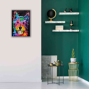 'Westie' by Dean Russo, Giclee Canvas Wall Art,18x26