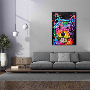 'Westie' by Dean Russo, Giclee Canvas Wall Art,40x54