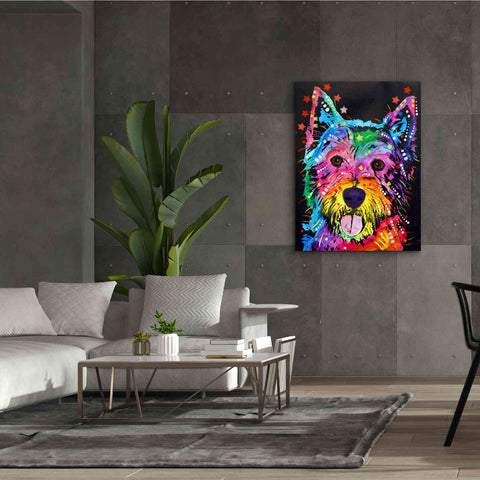 Image of 'Westie' by Dean Russo, Giclee Canvas Wall Art,40x54