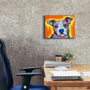 'A Serious Pit' by Dean Russo, Giclee Canvas Wall Art,16x12