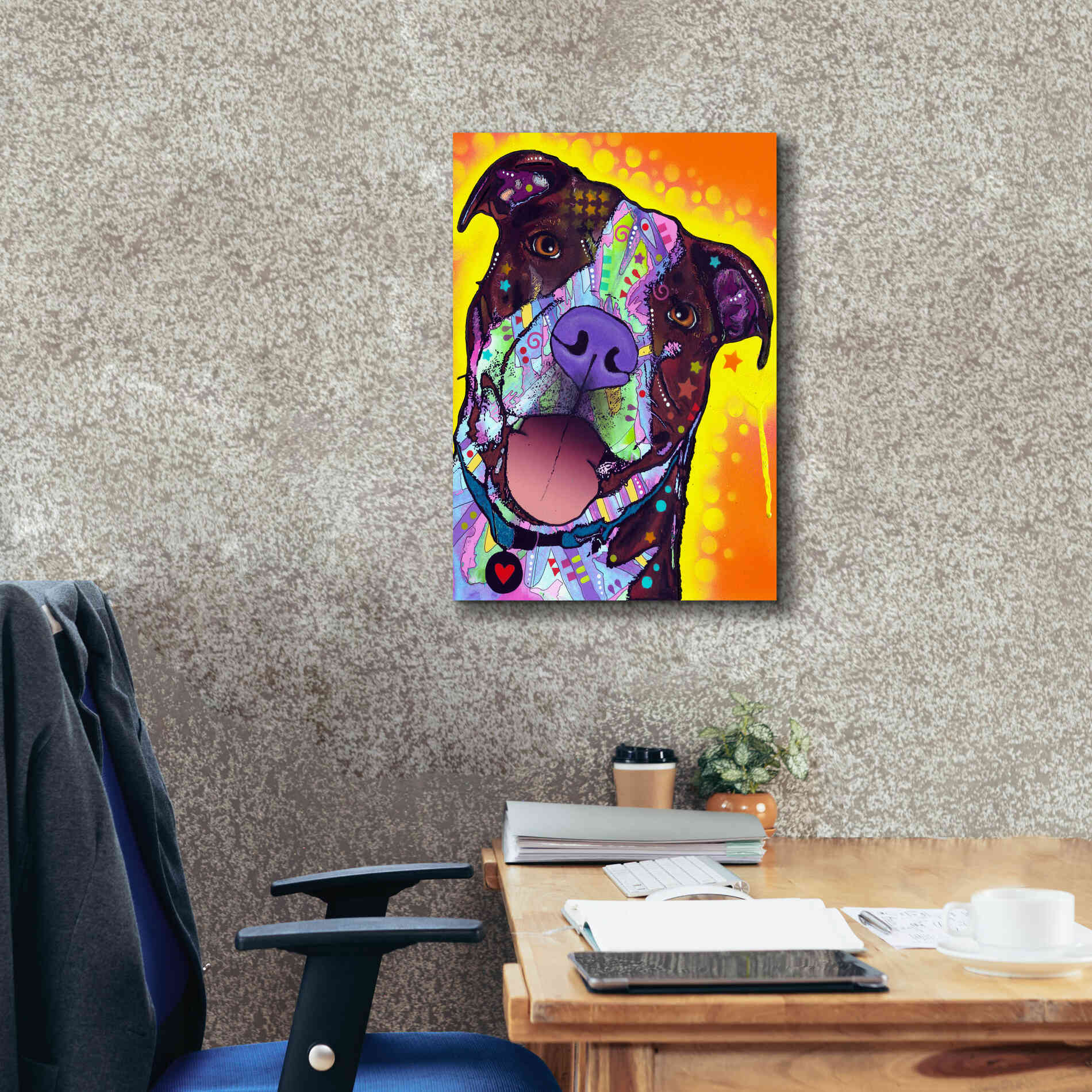 'Daisy Pit' by Dean Russo, Giclee Canvas Wall Art,18x26