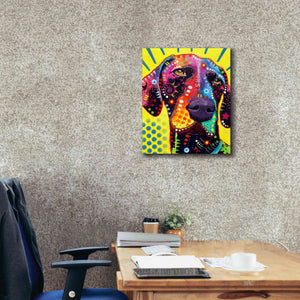 'German Short Hair Pointer' by Dean Russo, Giclee Canvas Wall Art,20x24