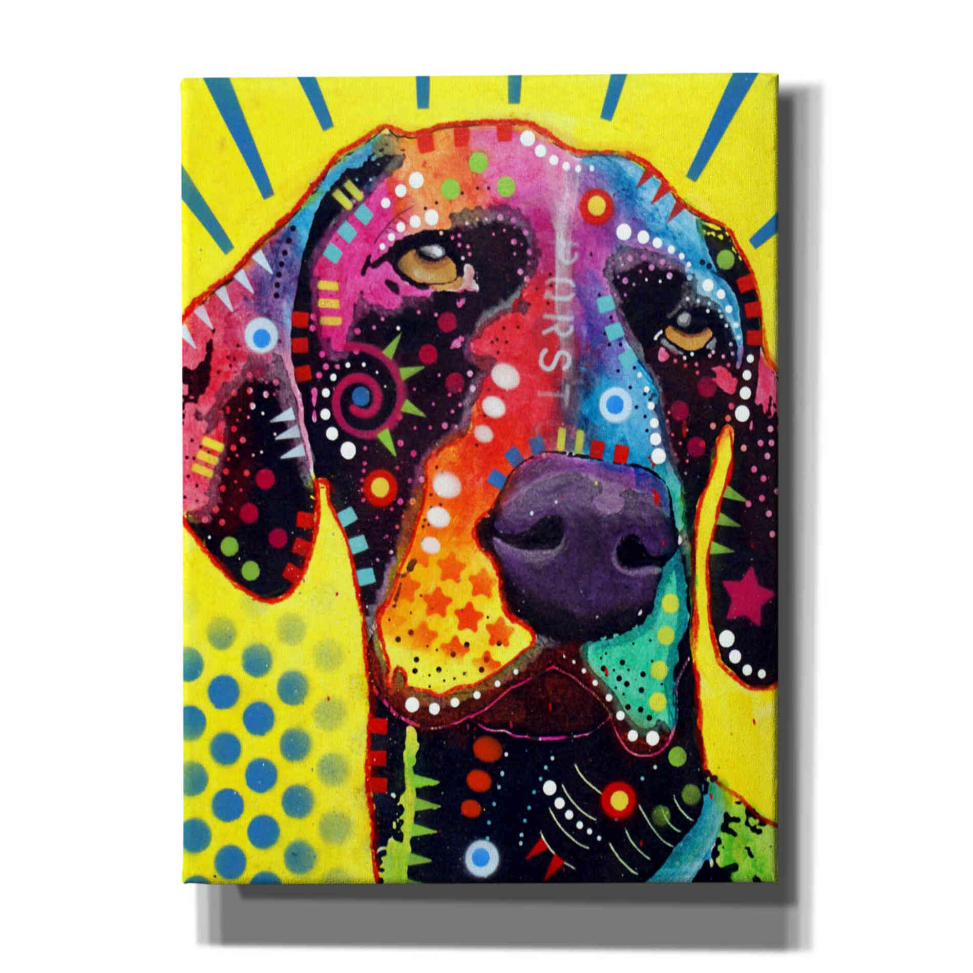 'German Short Hair Pointer' by Dean Russo, Giclee Canvas Wall Art
