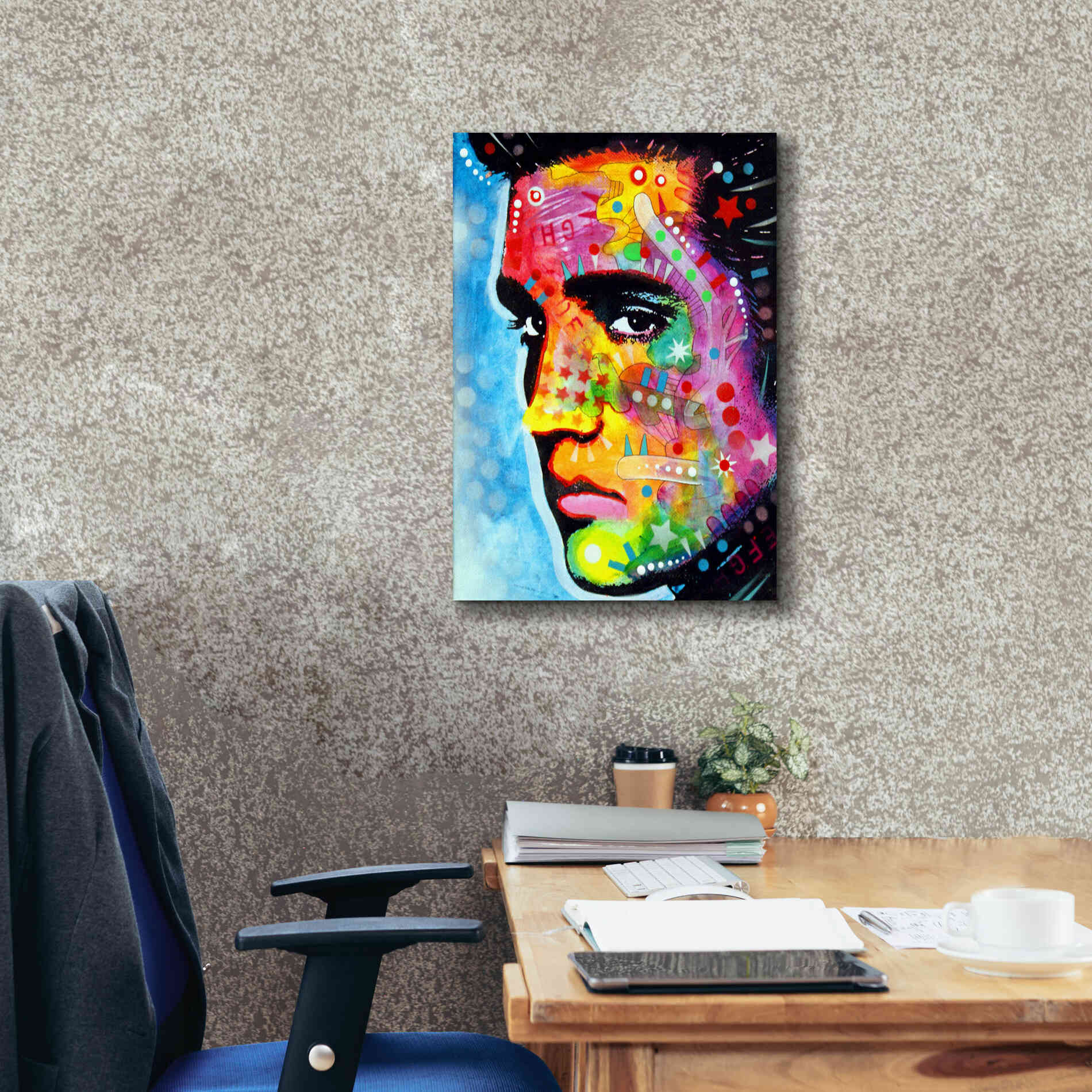 'The King' by Dean Russo, Giclee Canvas Wall Art,18x26