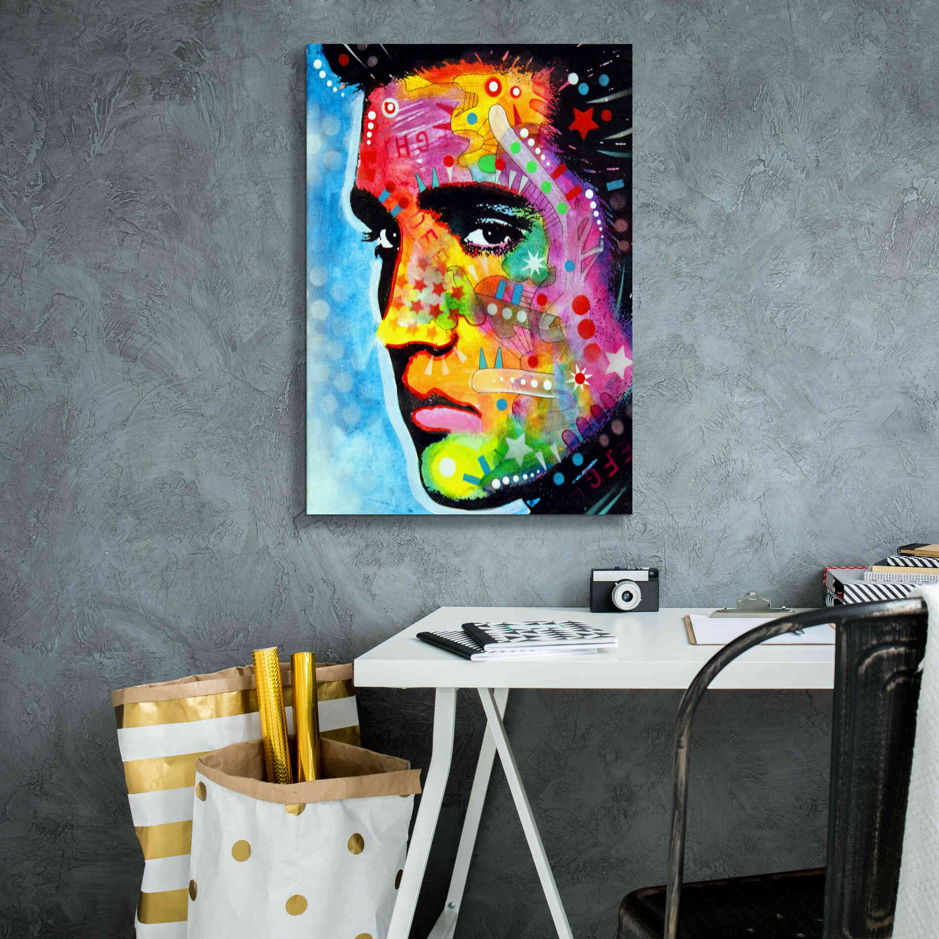 'The King' by Dean Russo, Giclee Canvas Wall Art,18x26