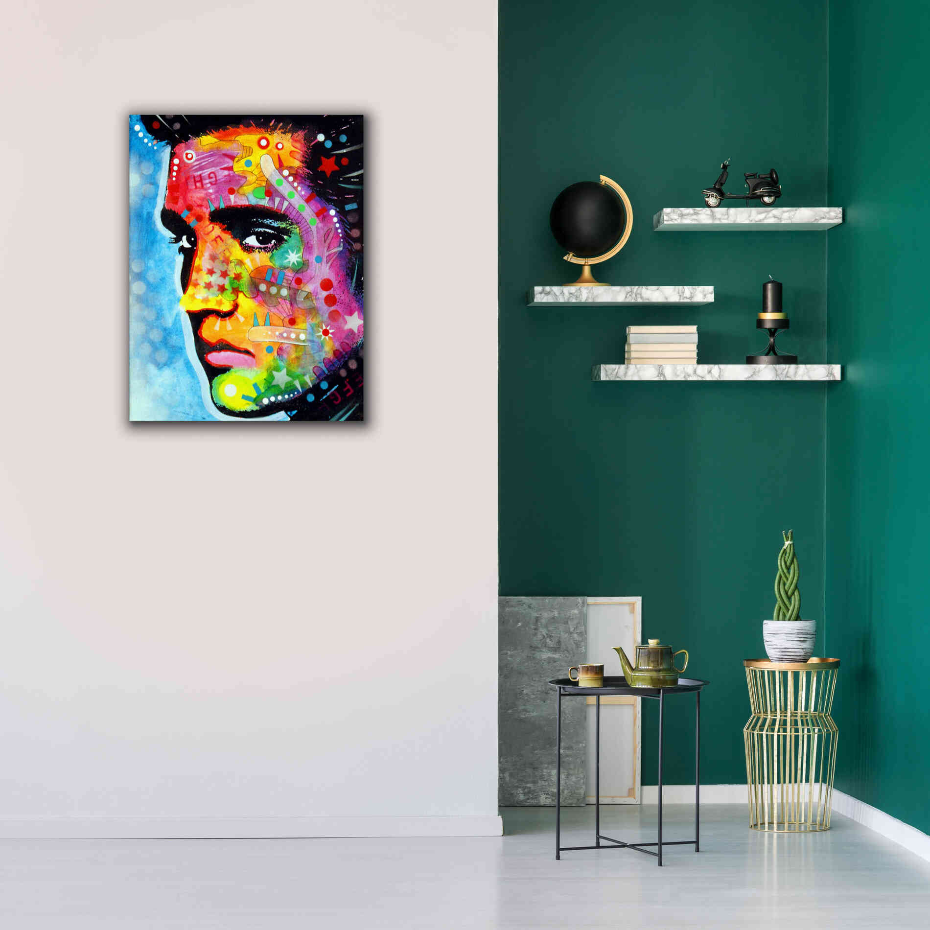 'The King' by Dean Russo, Giclee Canvas Wall Art,26x34