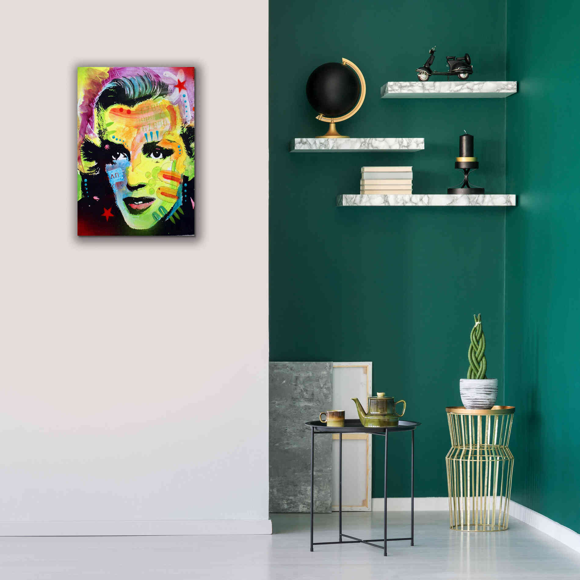'Marilyn Monroe I' by Dean Russo, Giclee Canvas Wall Art,18x26