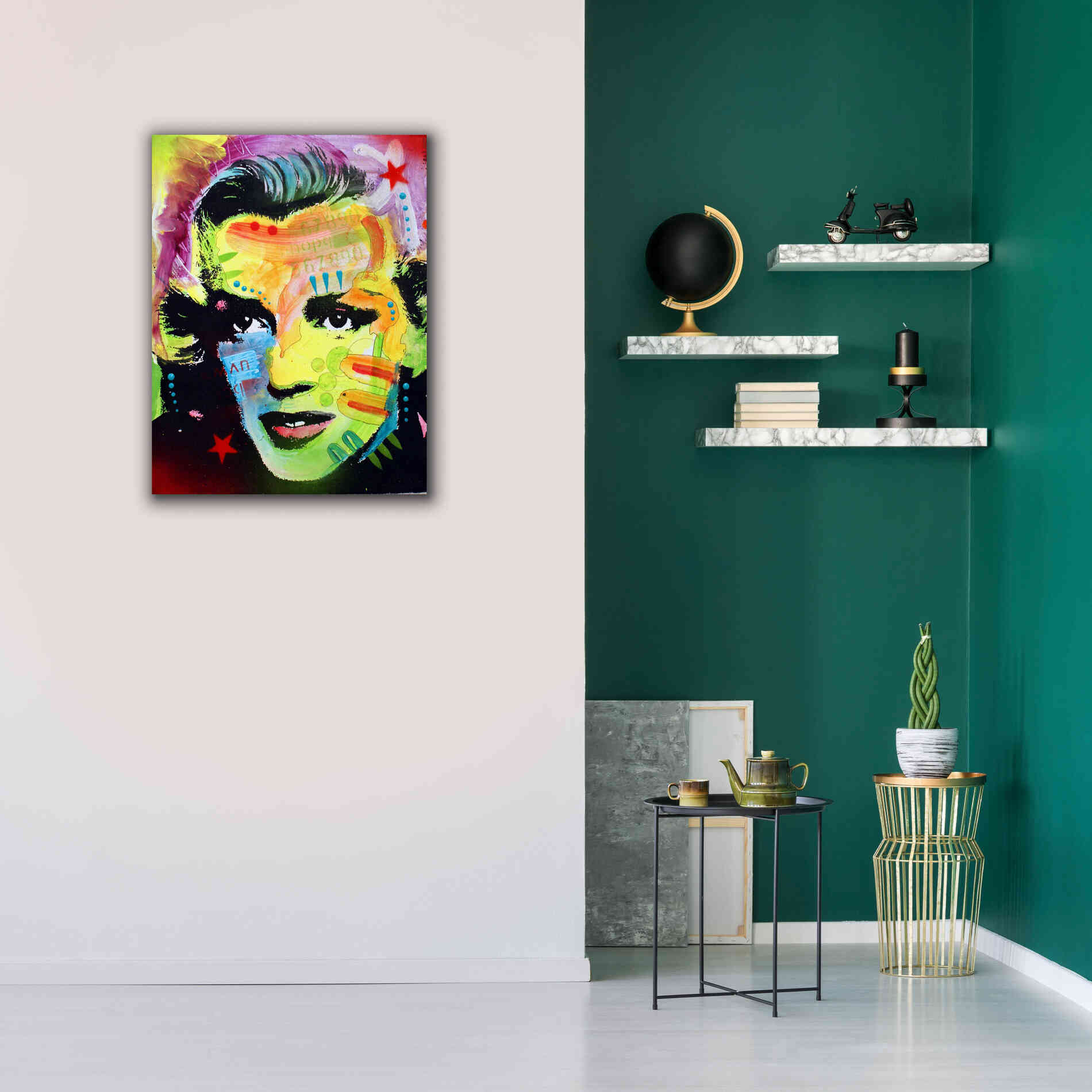 'Marilyn Monroe I' by Dean Russo, Giclee Canvas Wall Art,26x34