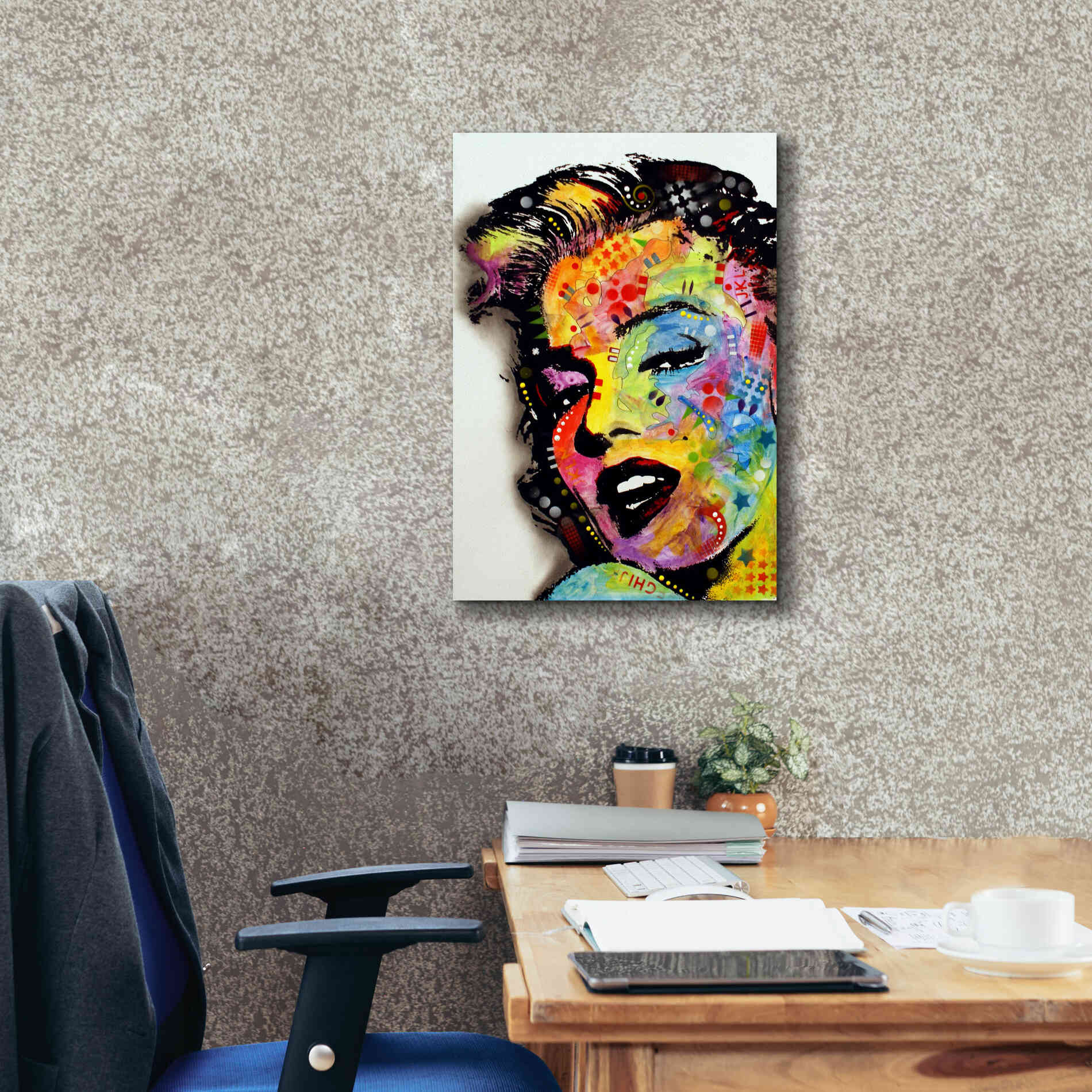 'Marilyn Monroe Ii' by Dean Russo, Giclee Canvas Wall Art,18x26