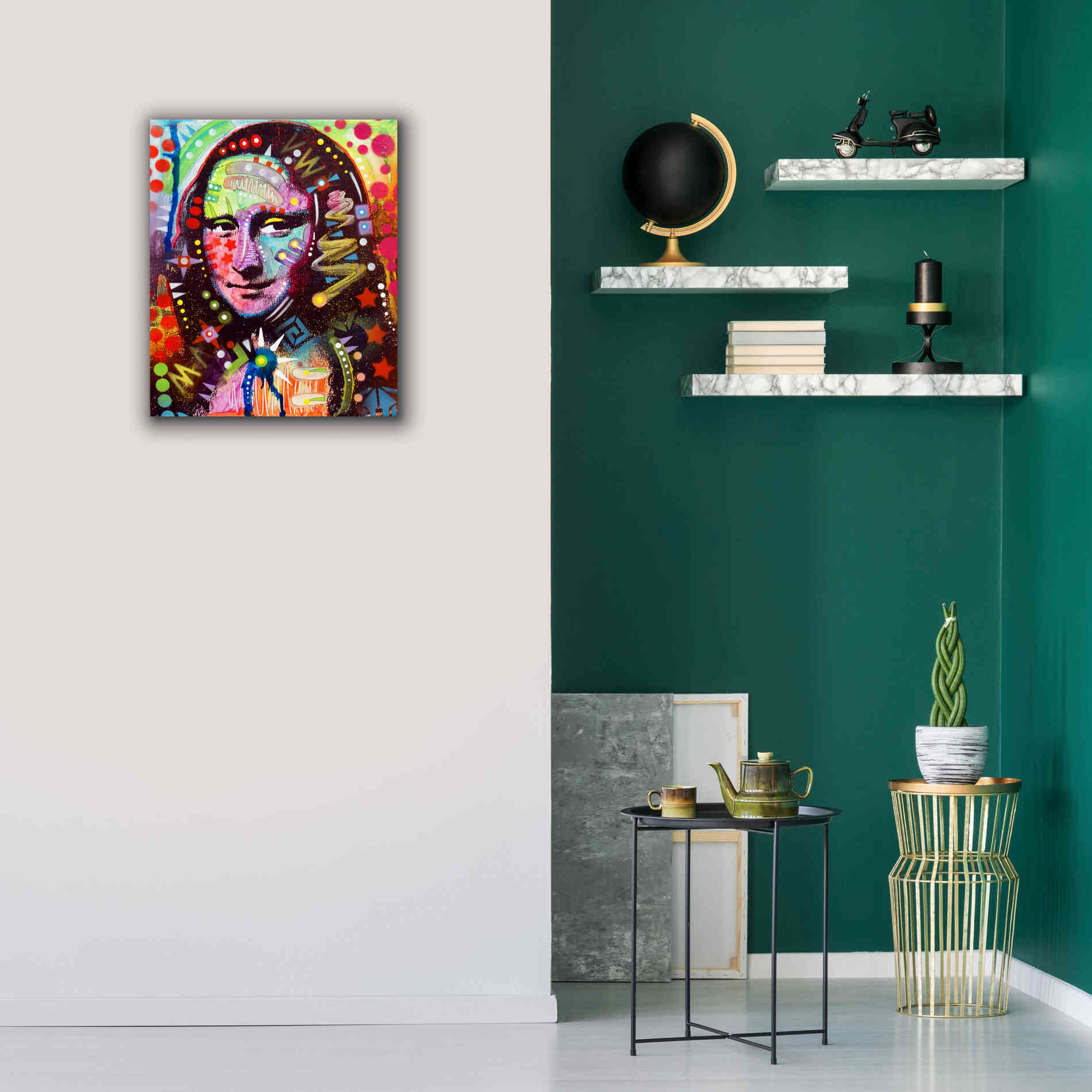 'Mona Lisa' by Dean Russo, Giclee Canvas Wall Art,20x24