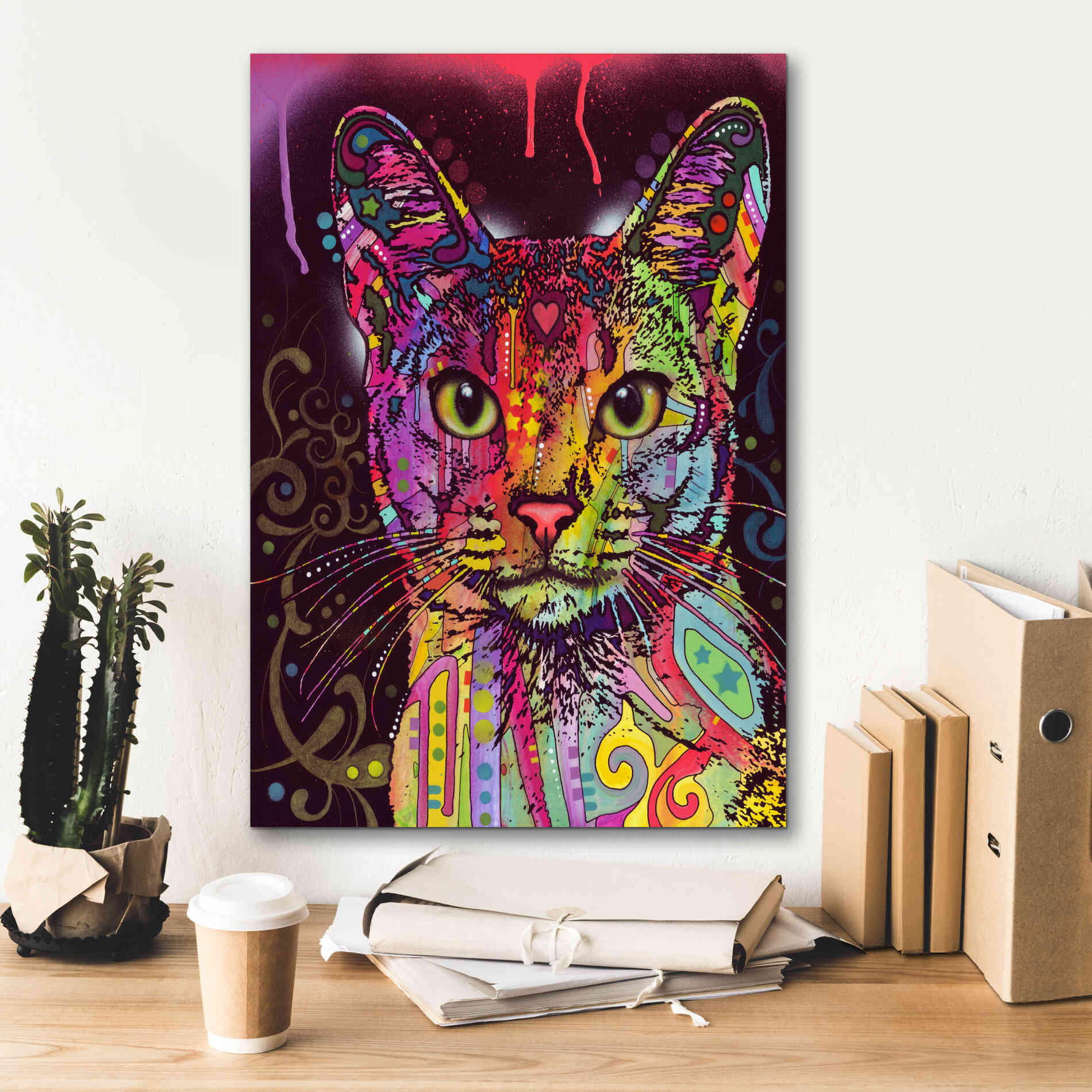 'Abyssinian' by Dean Russo, Giclee Canvas Wall Art,18x26