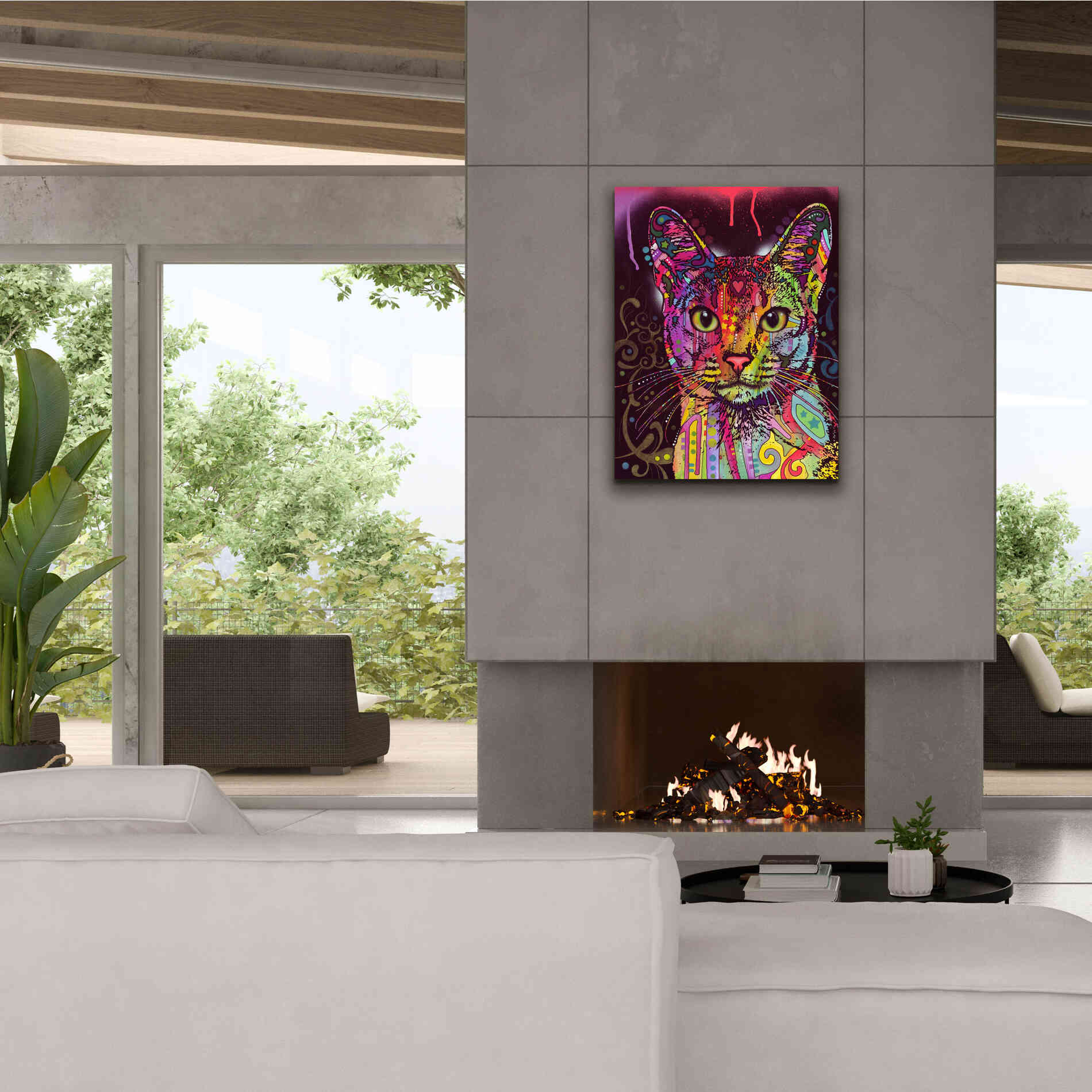 'Abyssinian' by Dean Russo, Giclee Canvas Wall Art,26x34