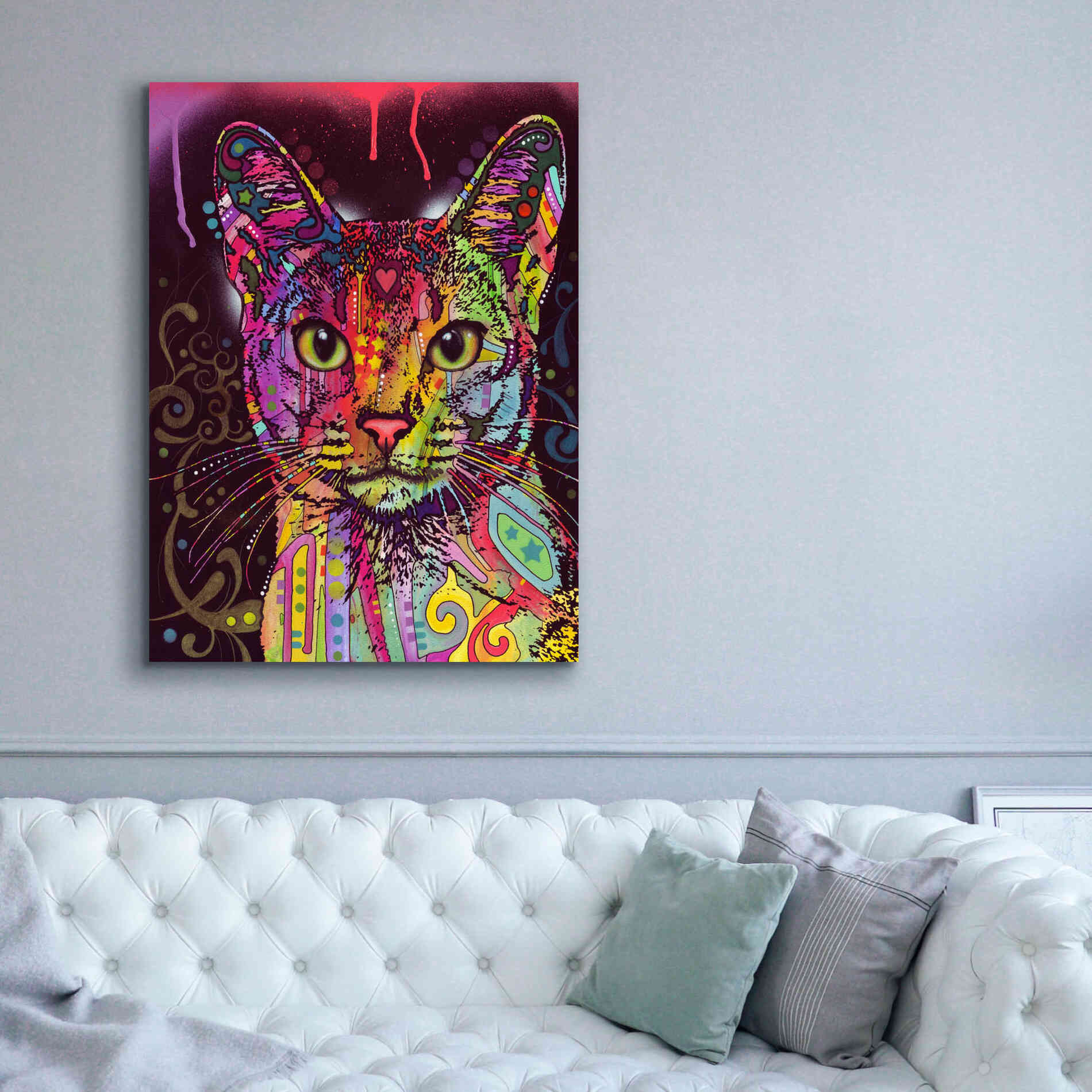 'Abyssinian' by Dean Russo, Giclee Canvas Wall Art,40x54