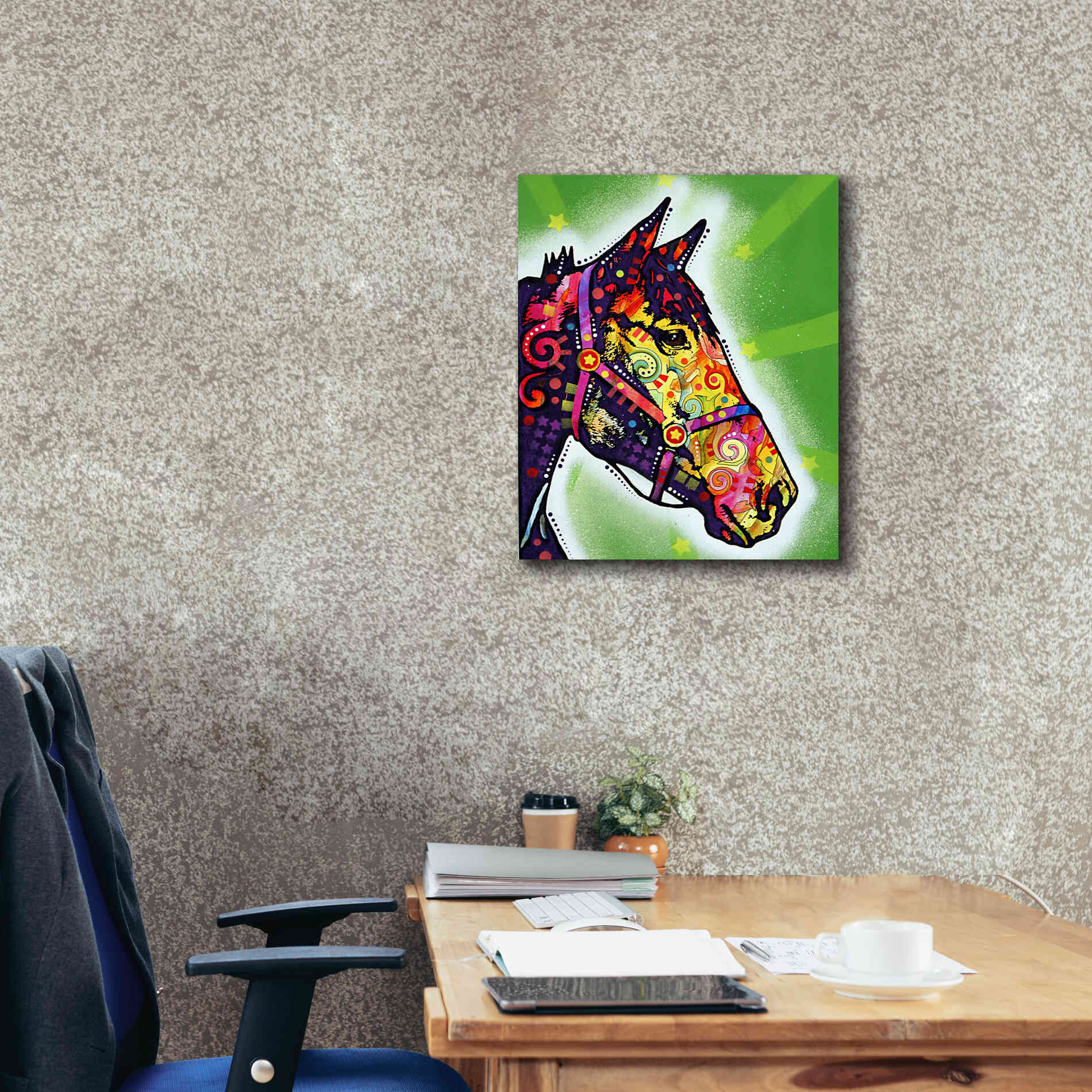 'Horse 2' by Dean Russo, Giclee Canvas Wall Art,20x24
