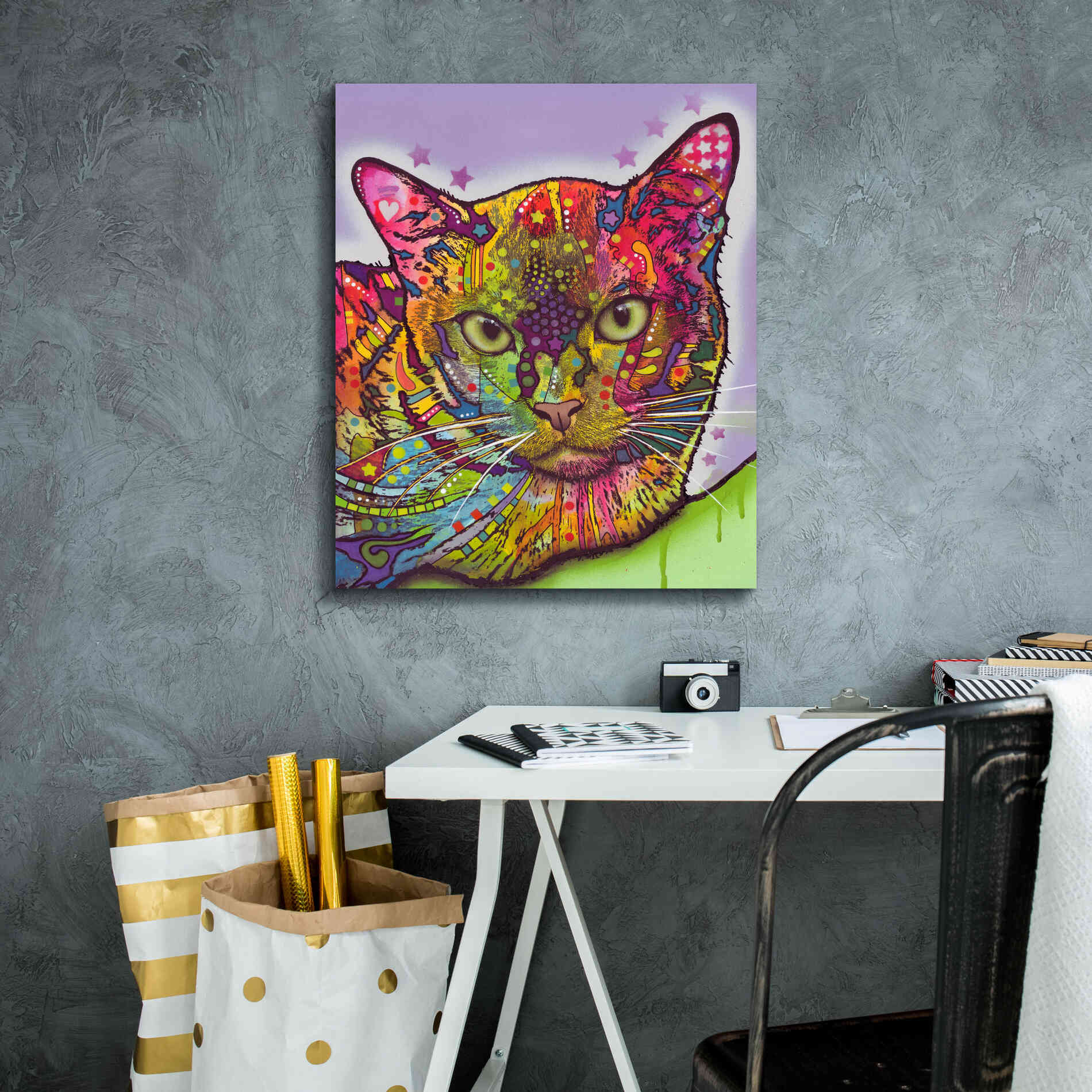 'Burmese' by Dean Russo, Giclee Canvas Wall Art,20x24