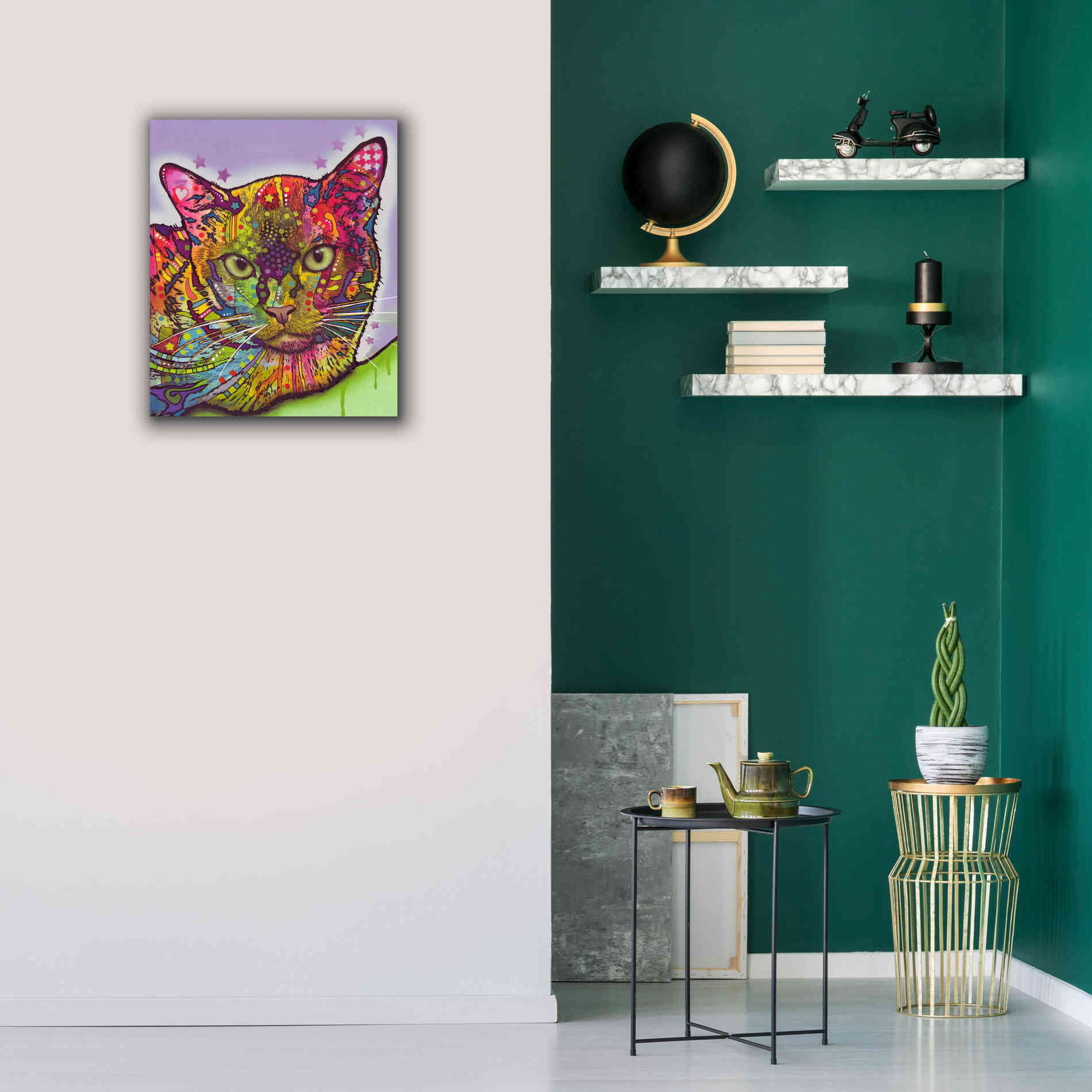 'Burmese' by Dean Russo, Giclee Canvas Wall Art,20x24