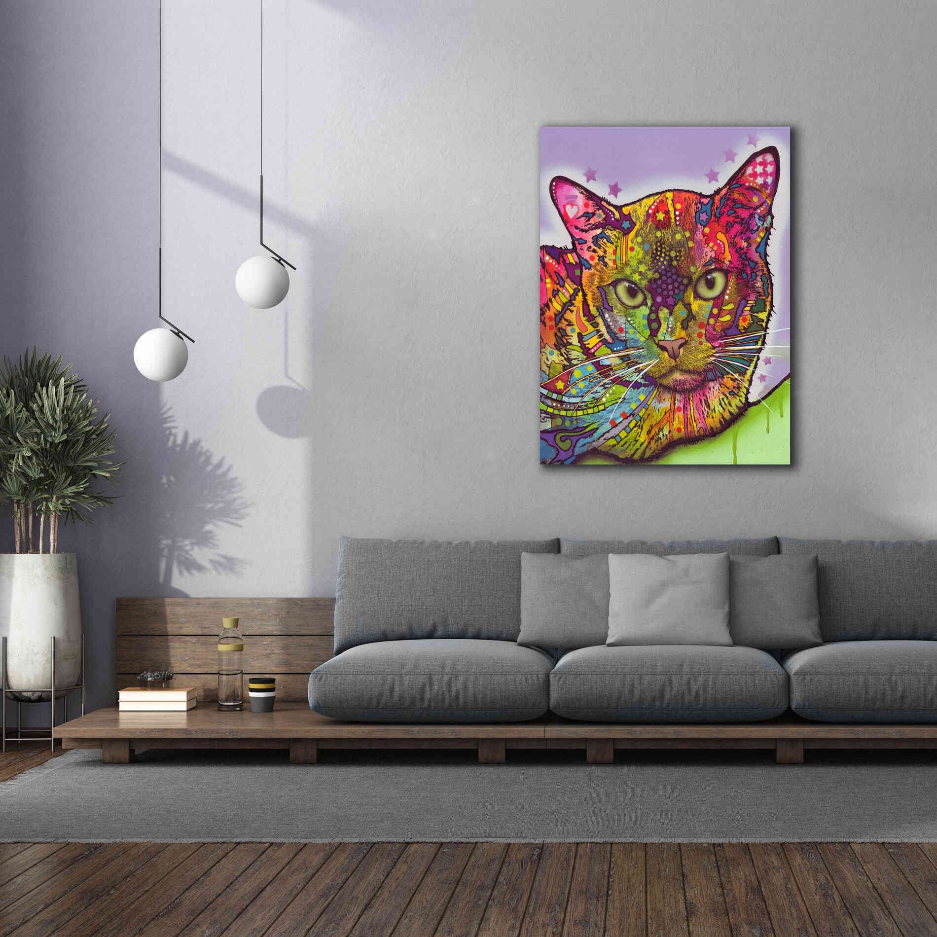 'Burmese' by Dean Russo, Giclee Canvas Wall Art,40x54