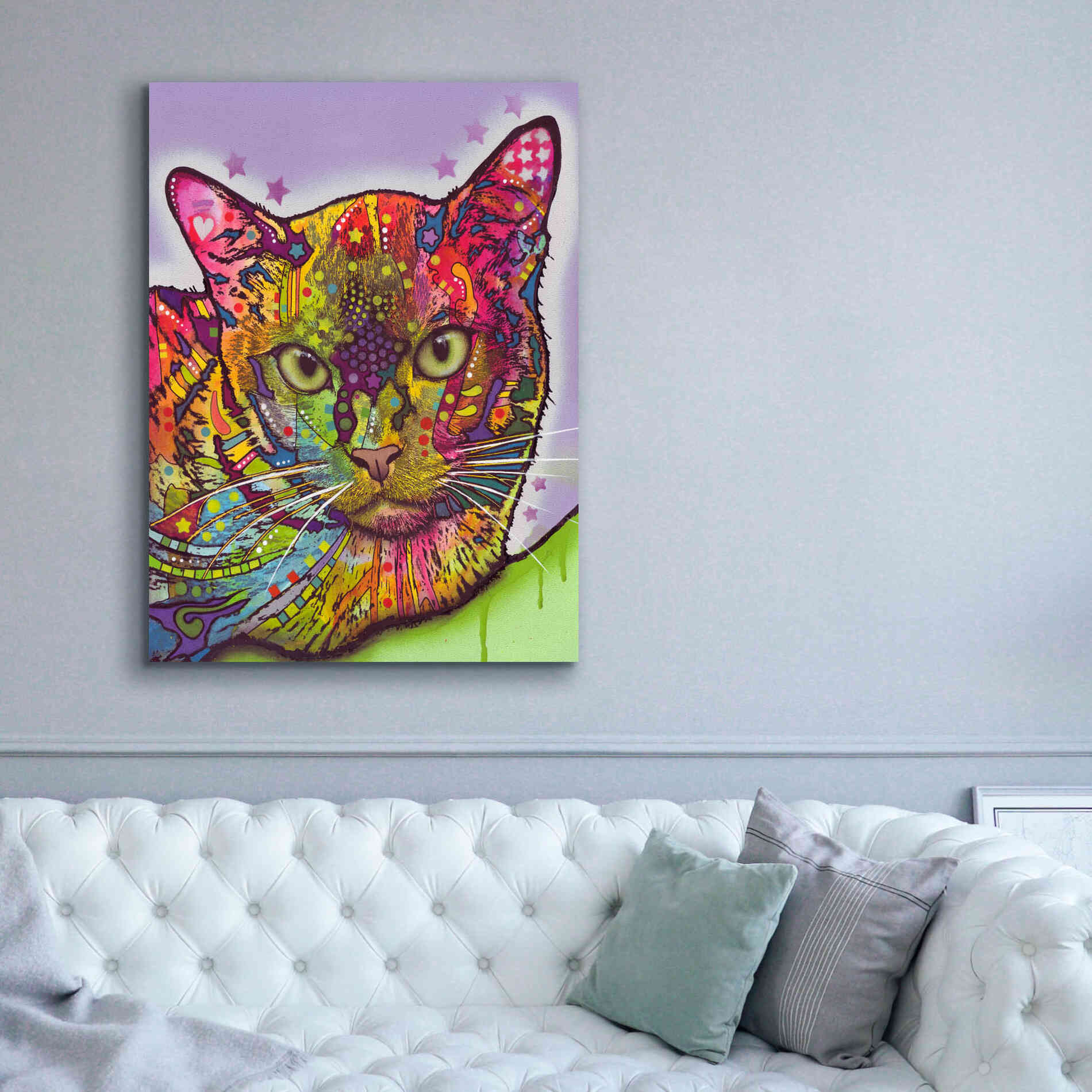 'Burmese' by Dean Russo, Giclee Canvas Wall Art,40x54