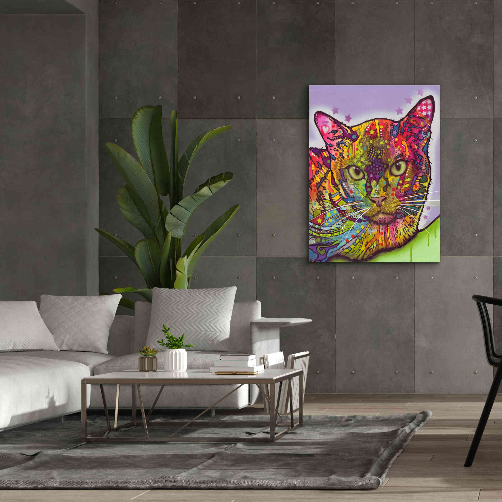 'Burmese' by Dean Russo, Giclee Canvas Wall Art,40x54