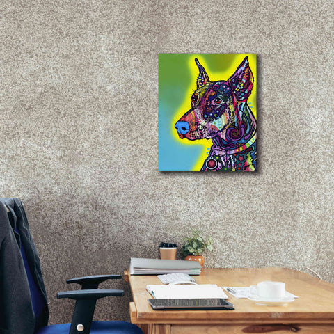 Image of 'Doberman' by Dean Russo, Giclee Canvas Wall Art,20x24