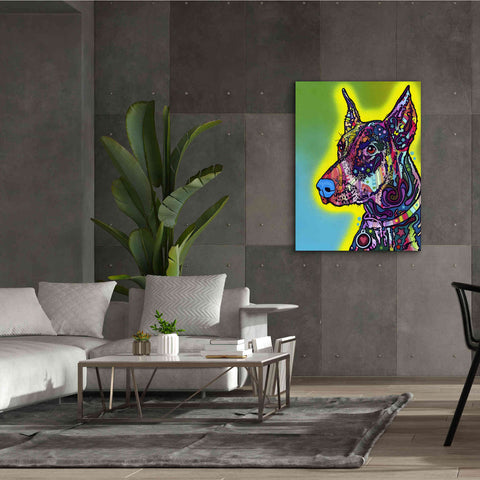 Image of 'Doberman' by Dean Russo, Giclee Canvas Wall Art,40x54