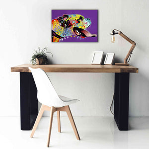 'Happy Boxer' by Dean Russo, Giclee Canvas Wall Art,26x18