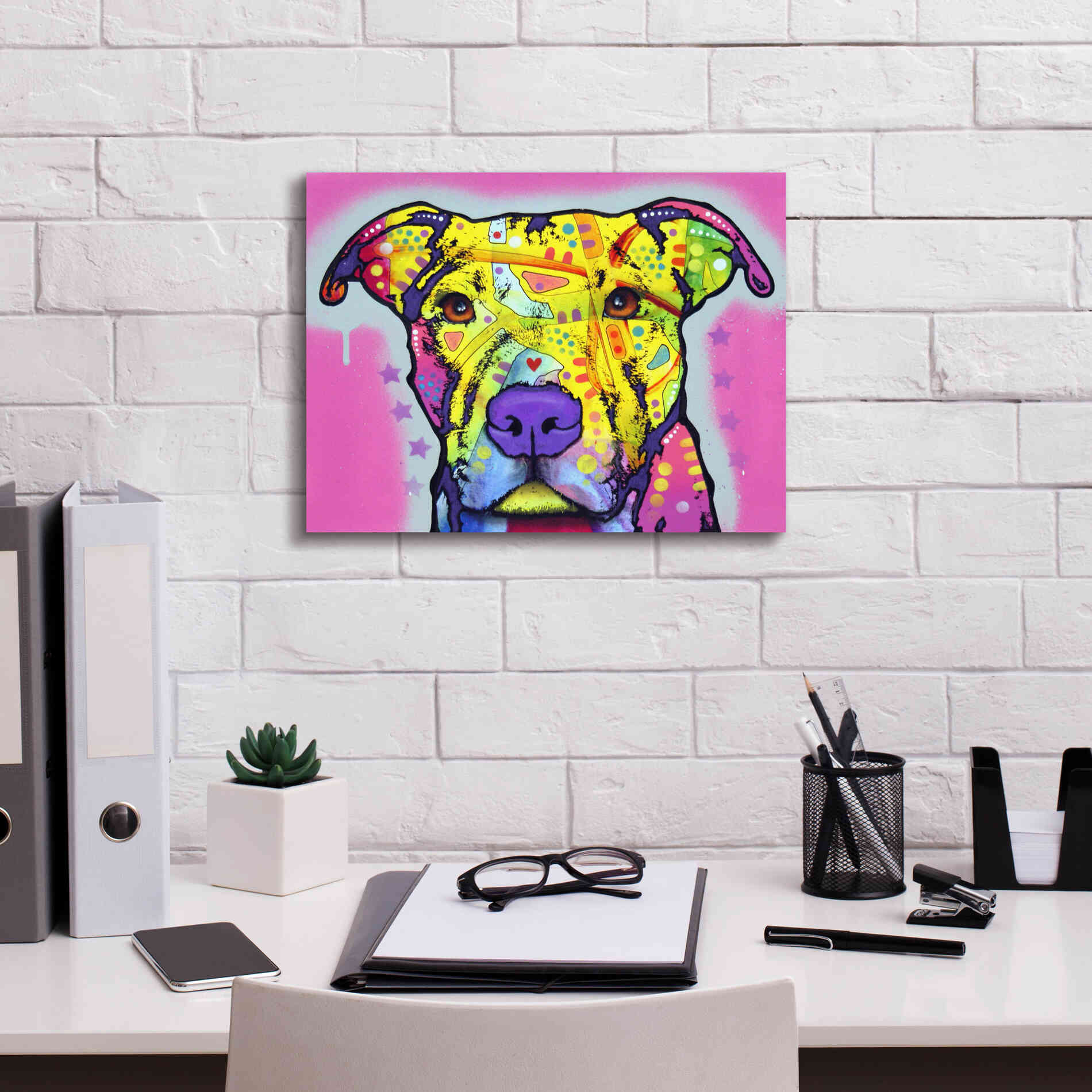 'Focused Pit' by Dean Russo, Giclee Canvas Wall Art,16x12
