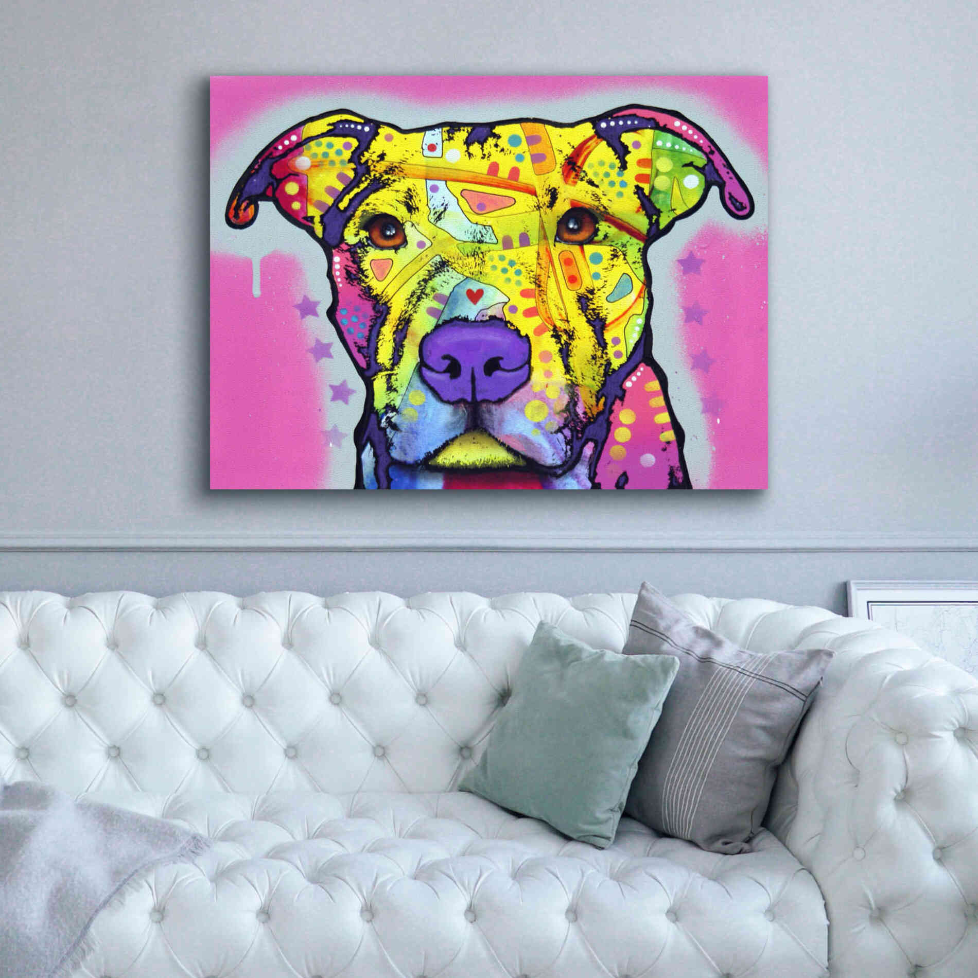 'Focused Pit' by Dean Russo, Giclee Canvas Wall Art,54x40