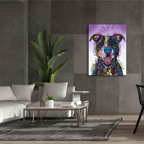 Image of 'Lover Not A Fighter' by Dean Russo, Giclee Canvas Wall Art,40x54