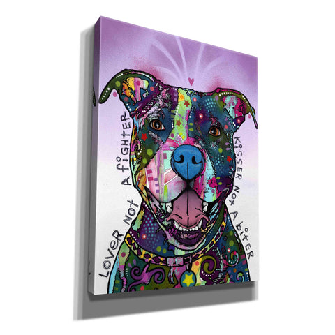 Image of 'Lover Not A Fighter' by Dean Russo, Giclee Canvas Wall Art