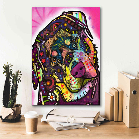 Image of 'Rottie' by Dean Russo, Giclee Canvas Wall Art,18x26