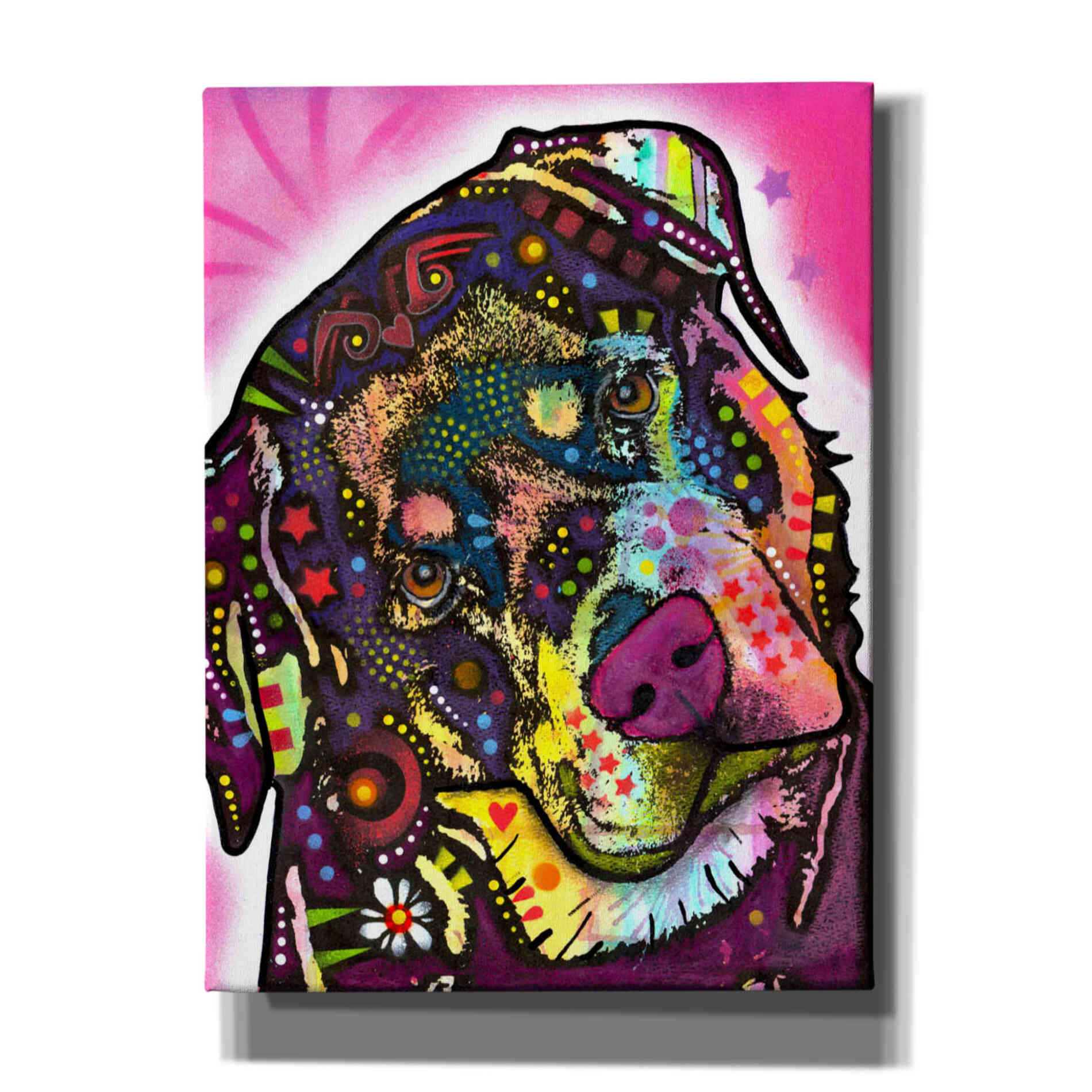 'Rottie' by Dean Russo, Giclee Canvas Wall Art