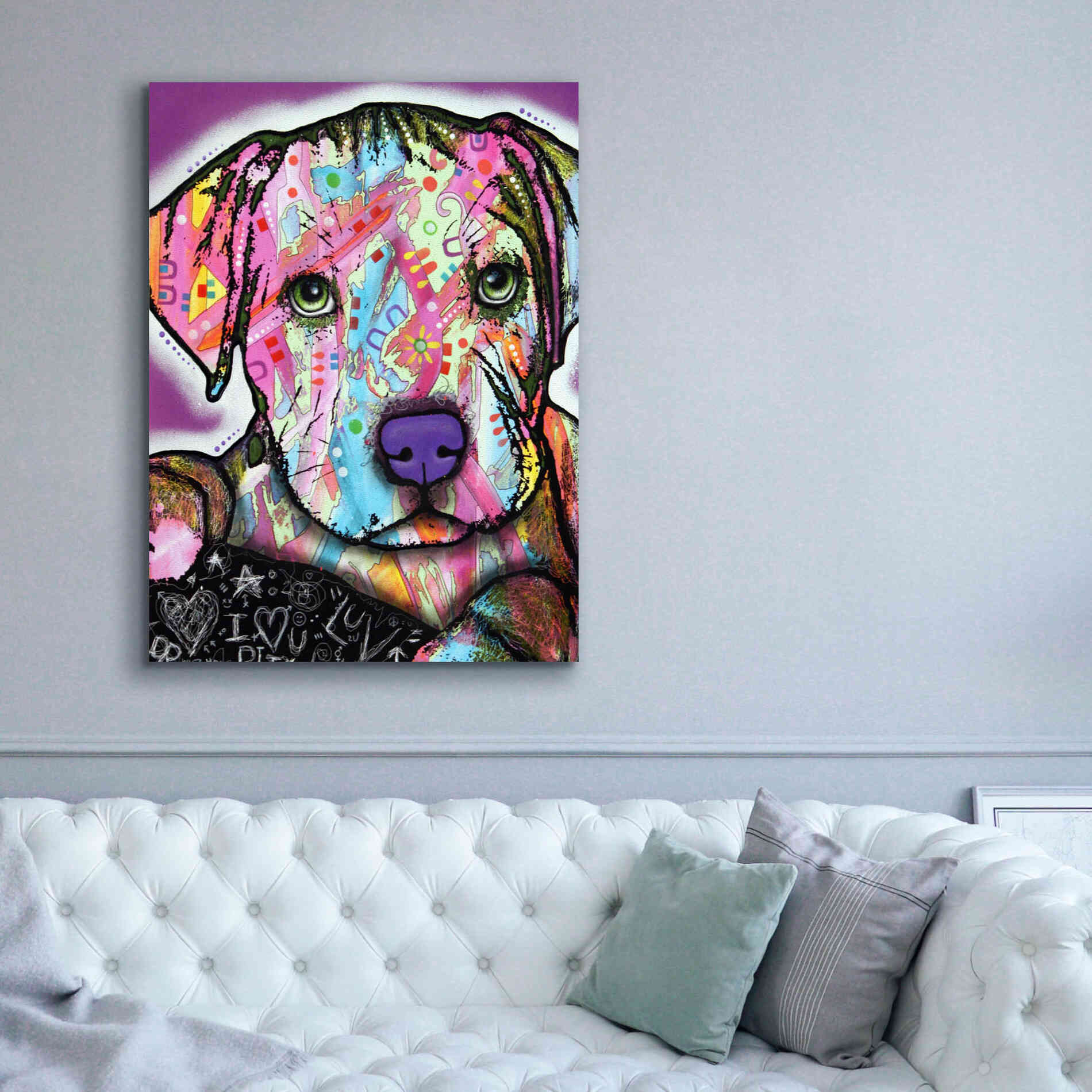 'Baby Pit' by Dean Russo, Giclee Canvas Wall Art,40x54