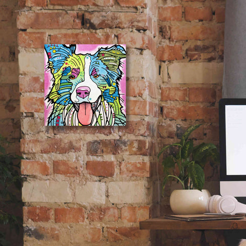 Image of 'Colly' by Dean Russo, Giclee Canvas Wall Art,12x12