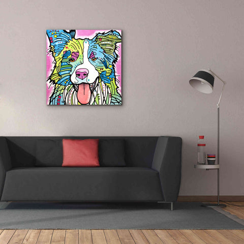 Image of 'Colly' by Dean Russo, Giclee Canvas Wall Art,37x37