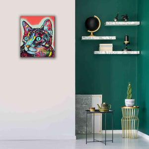 'Curious Cat' by Dean Russo, Giclee Canvas Wall Art,20x24