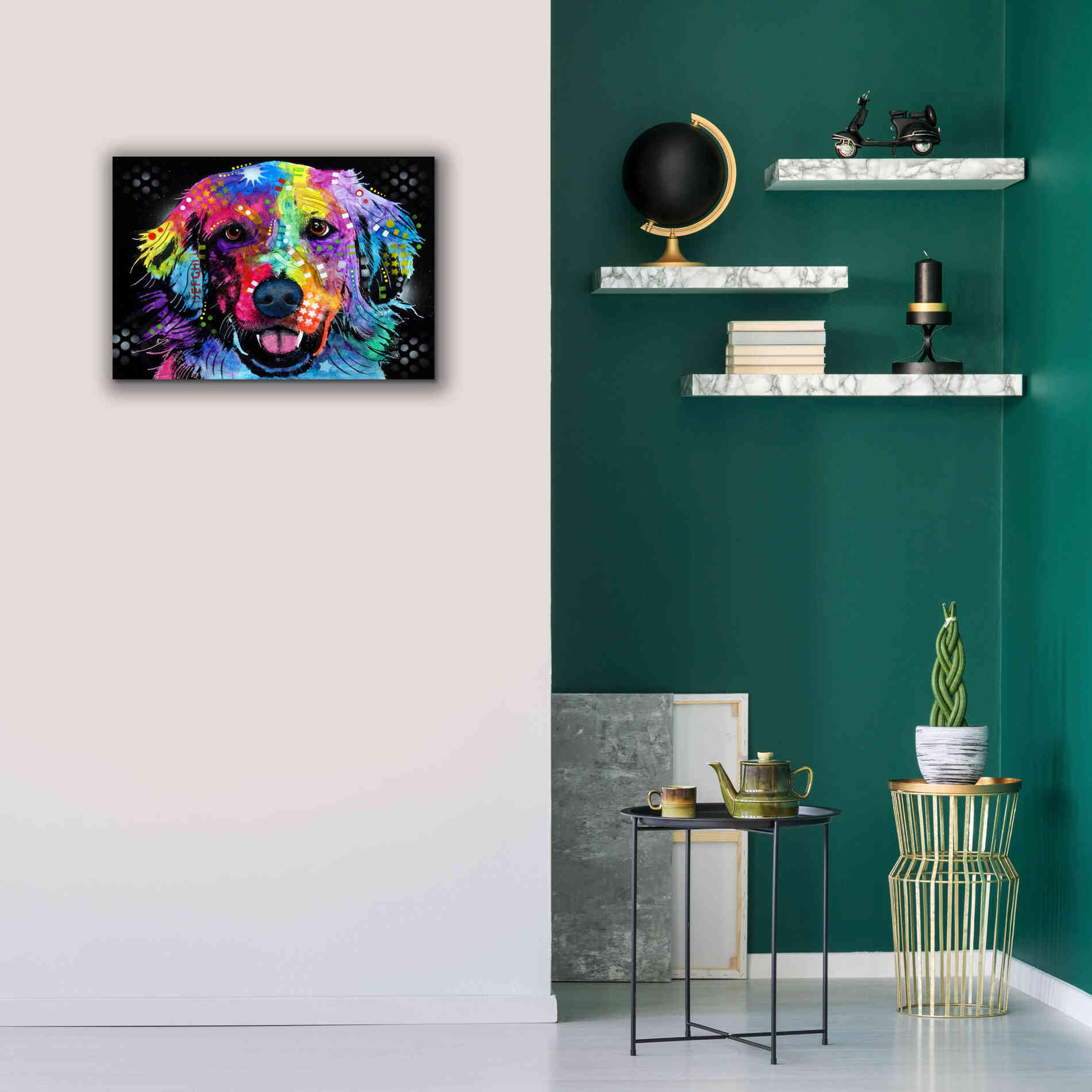 'Golden' by Dean Russo, Giclee Canvas Wall Art,26x18