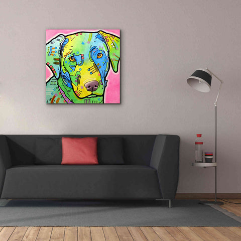 Image of 'Labrador' by Dean Russo, Giclee Canvas Wall Art,37x37