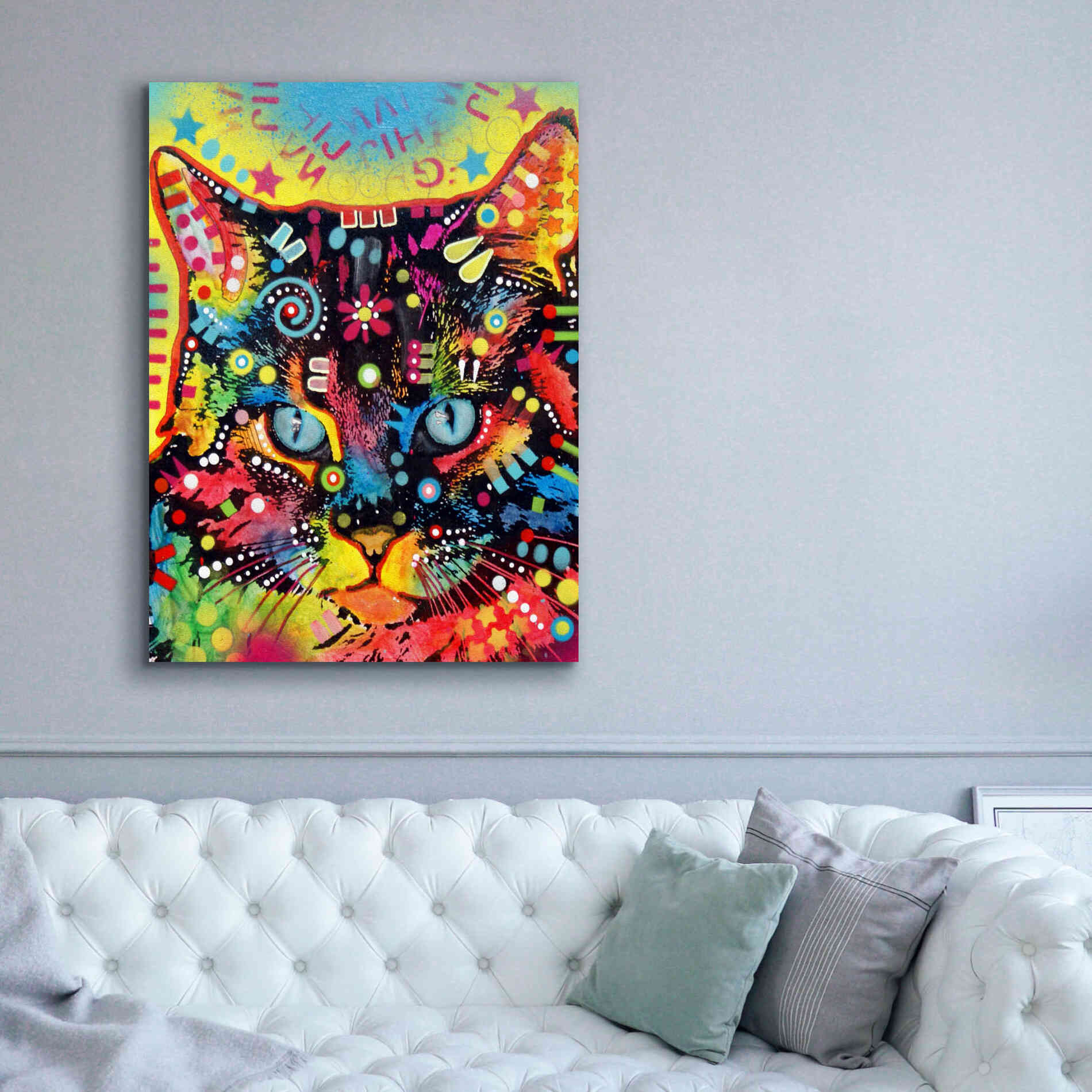 'Manx' by Dean Russo, Giclee Canvas Wall Art,40x54