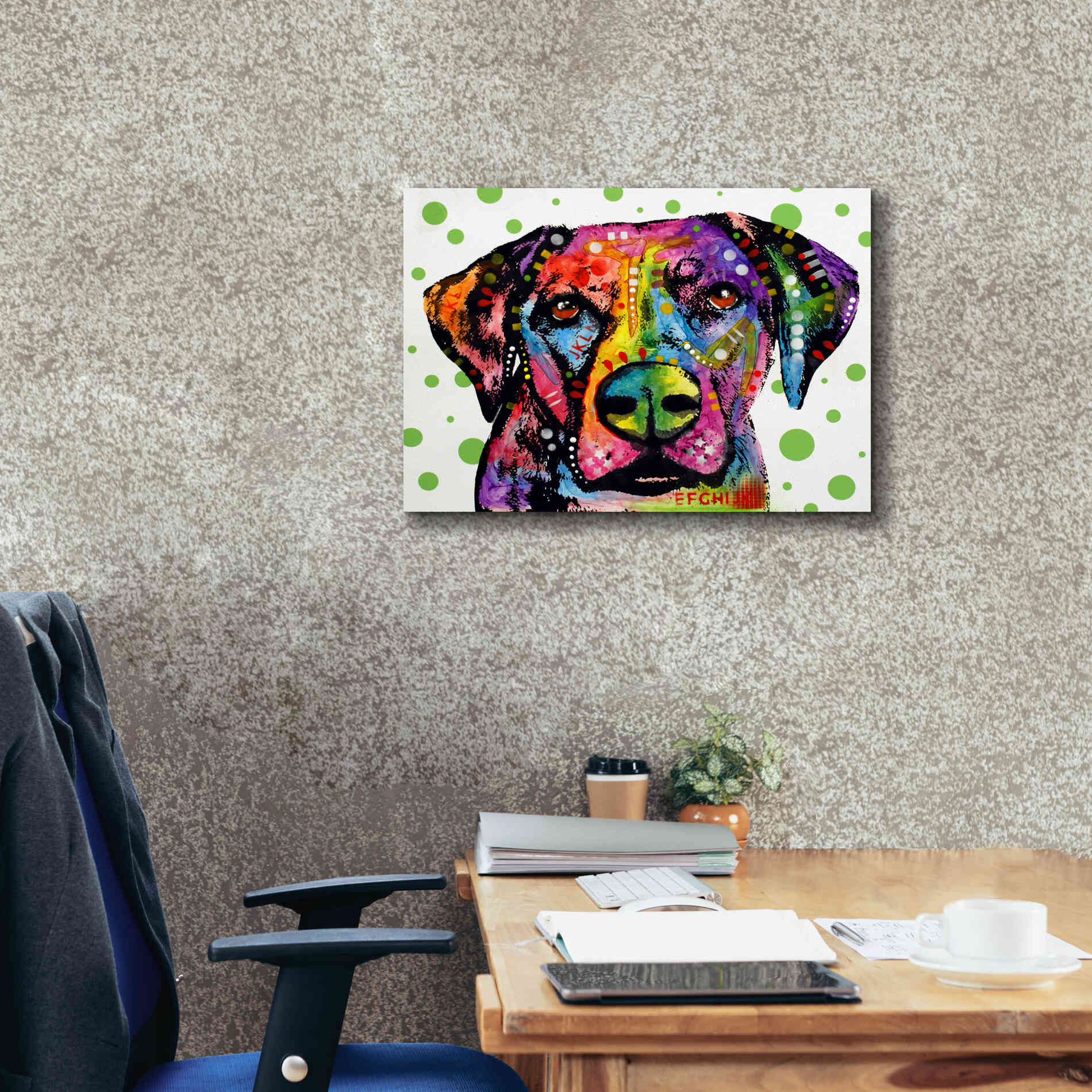 'Rhodesian' by Dean Russo, Giclee Canvas Wall Art,26x18