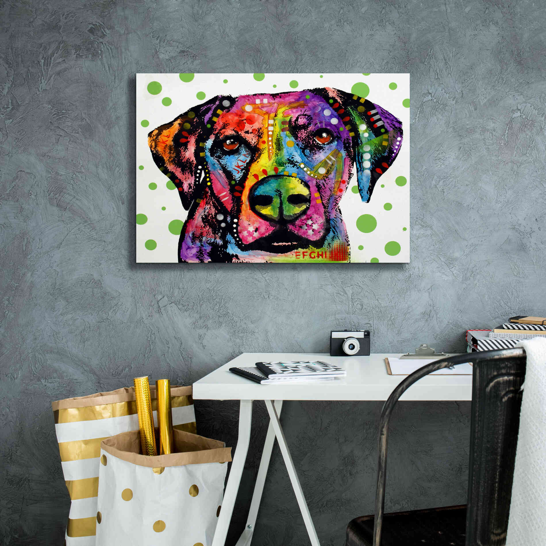 'Rhodesian' by Dean Russo, Giclee Canvas Wall Art,26x18