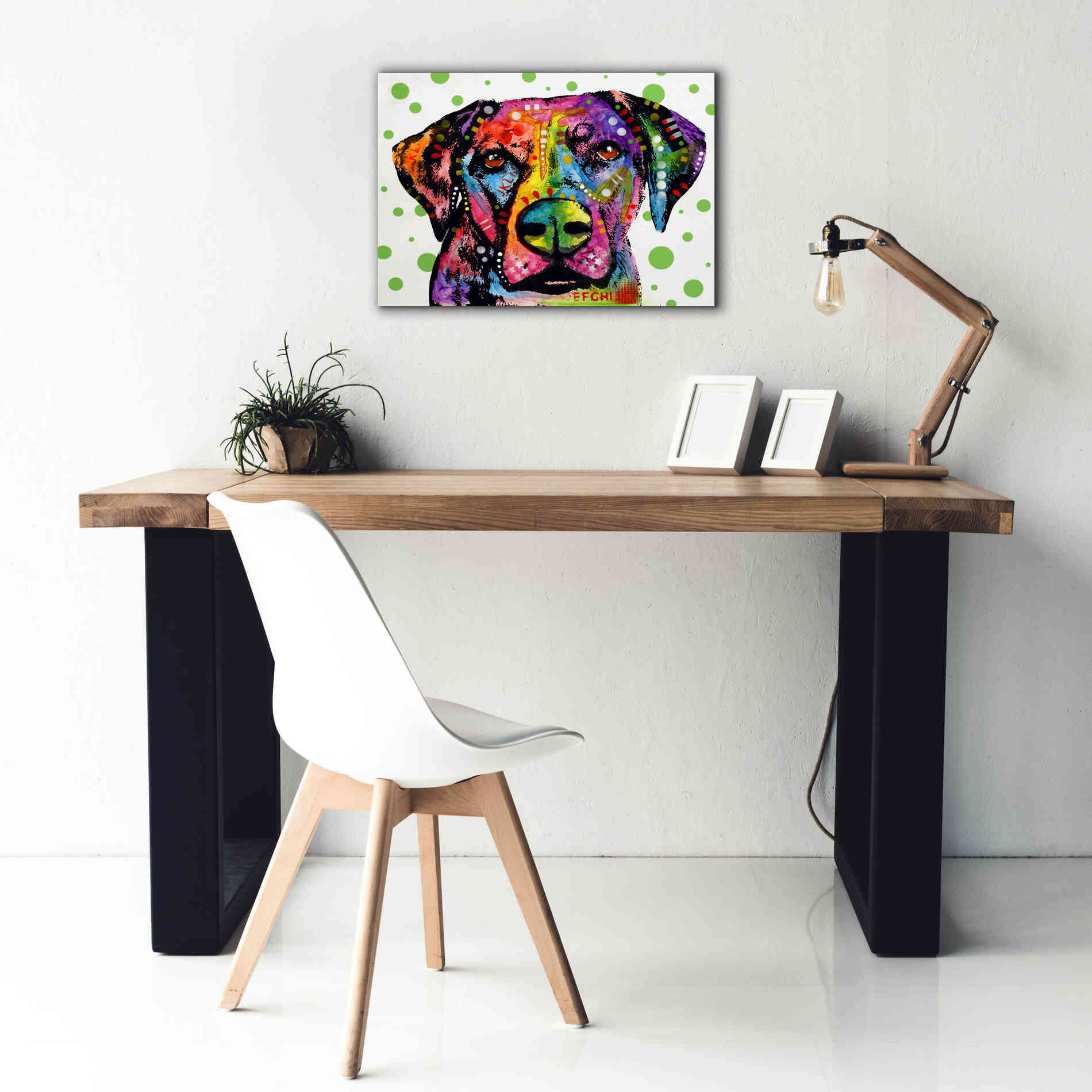 'Rhodesian' by Dean Russo, Giclee Canvas Wall Art,26x18
