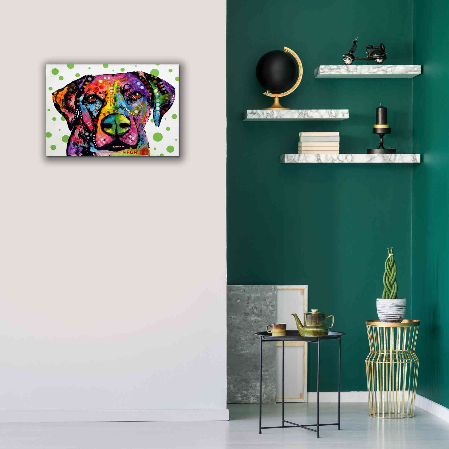 'Rhodesian' by Dean Russo, Giclee Canvas Wall Art,26x18