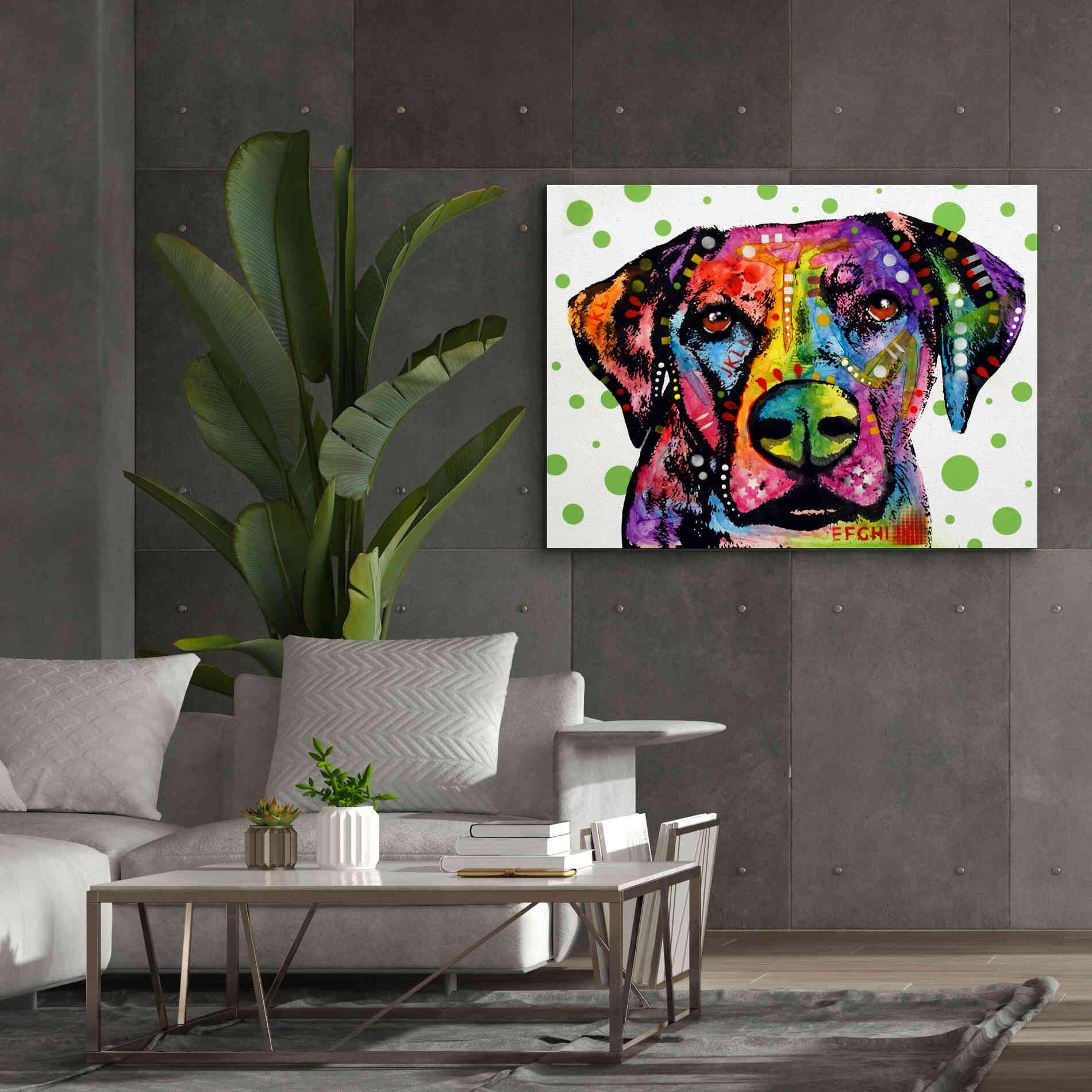 'Rhodesian' by Dean Russo, Giclee Canvas Wall Art,54x40