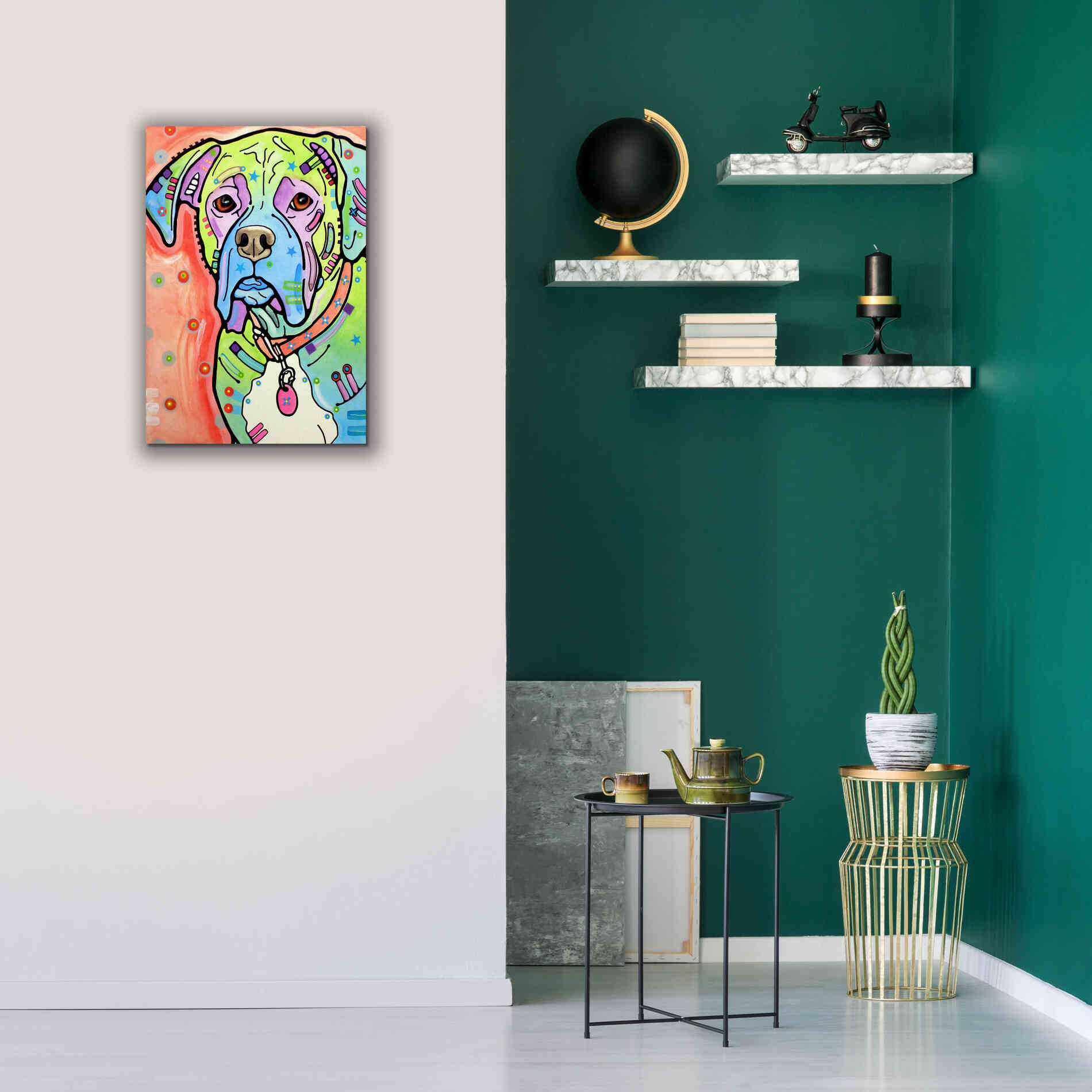 'The Boxer' by Dean Russo, Giclee Canvas Wall Art,18x26