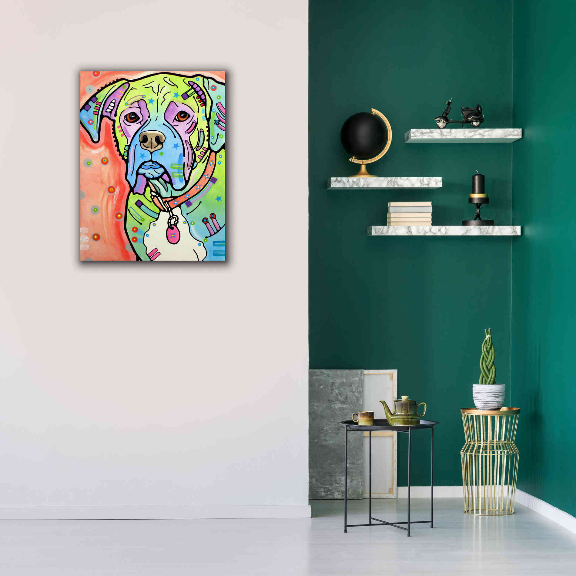 'The Boxer' by Dean Russo, Giclee Canvas Wall Art,26x34