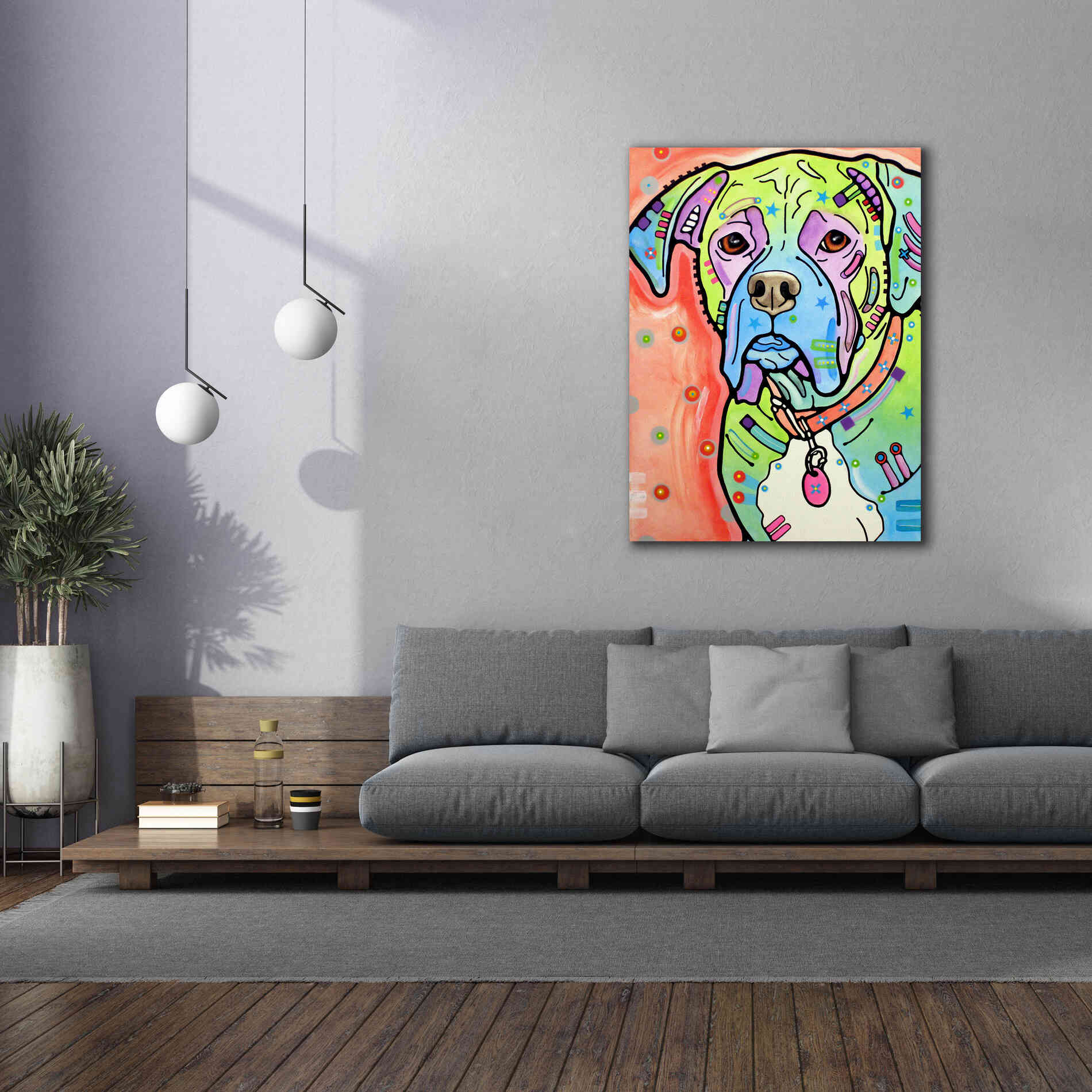'The Boxer' by Dean Russo, Giclee Canvas Wall Art,40x54