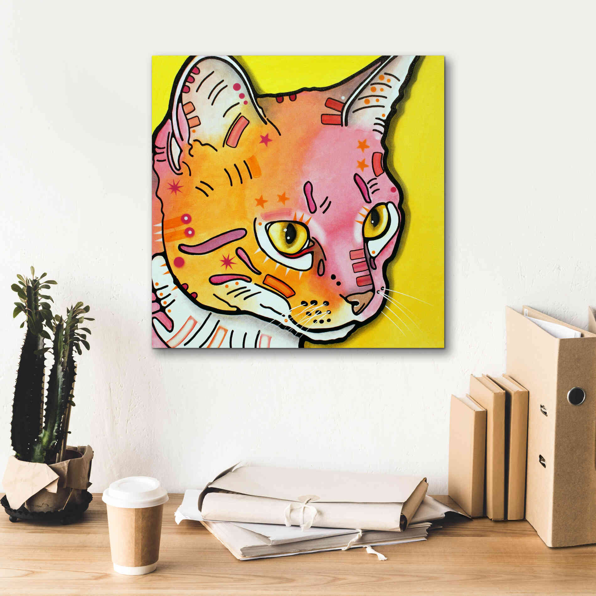 'Watching Rain' by Dean Russo, Giclee Canvas Wall Art,18x18
