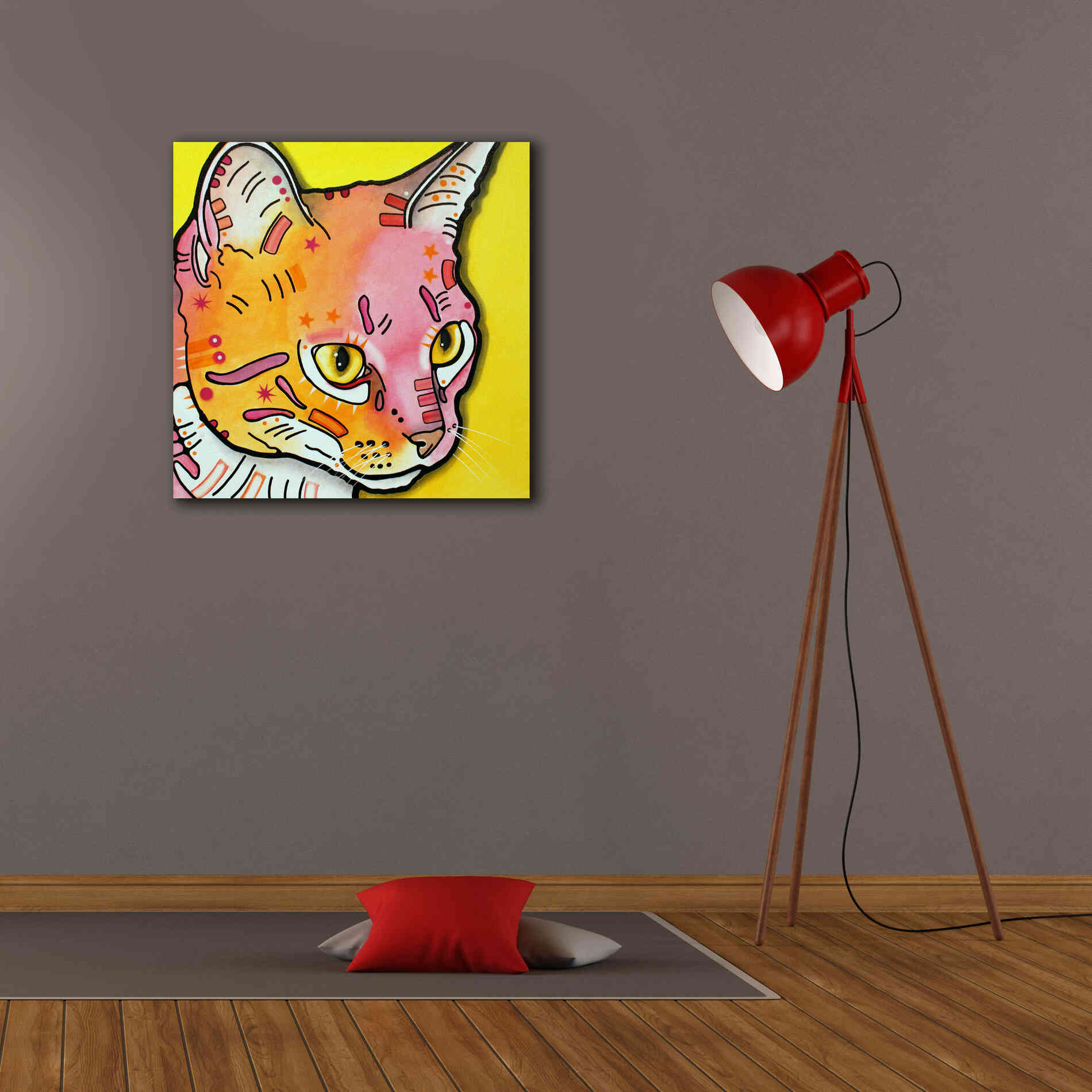 'Watching Rain' by Dean Russo, Giclee Canvas Wall Art,26x26