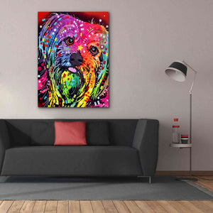 'Yorkie 2' by Dean Russo, Giclee Canvas Wall Art,40x54